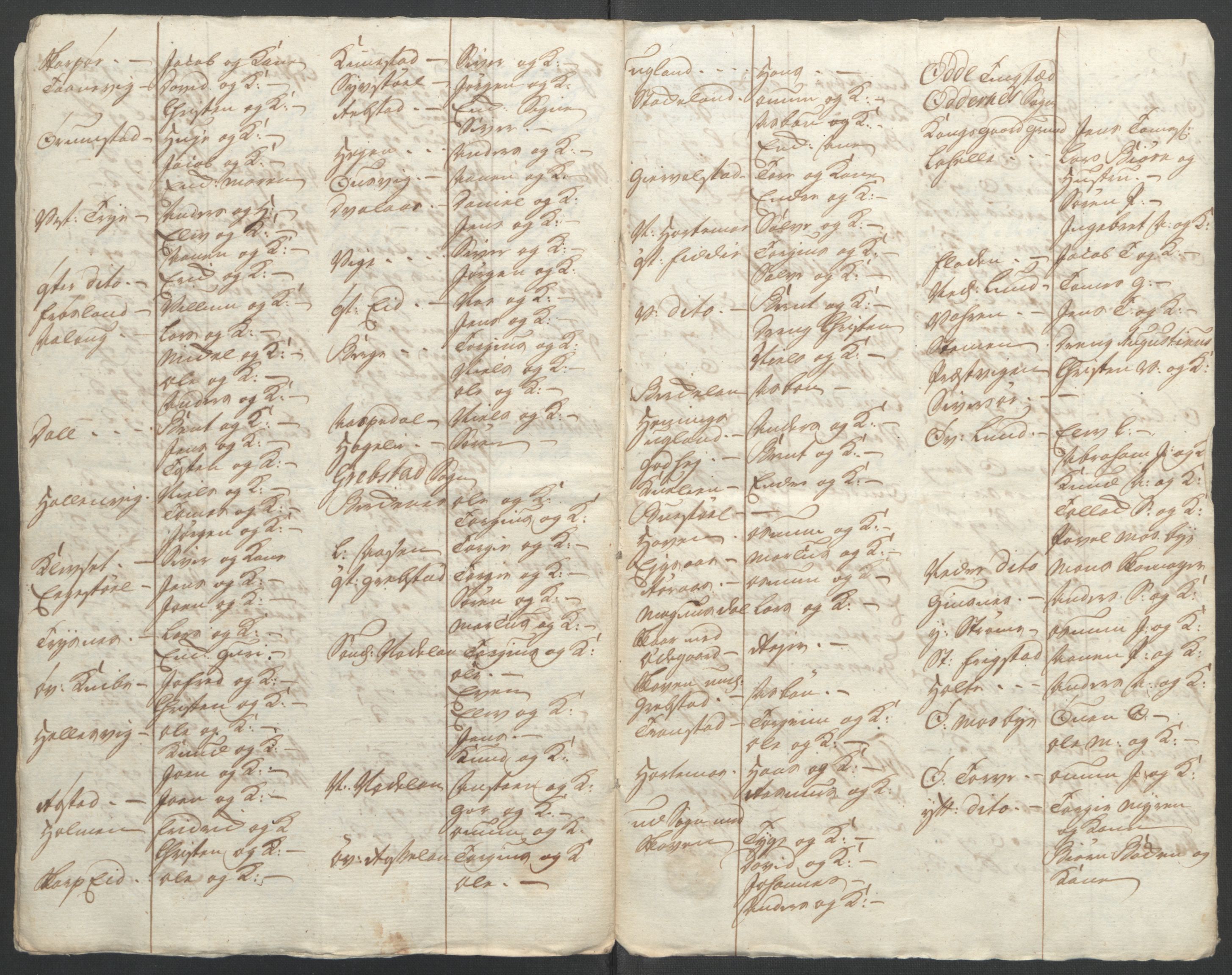 Rentekammeret inntil 1814, Reviderte regnskaper, Fogderegnskap, AV/RA-EA-4092/R45/L2704: Ekstraskatten Lista og Mandal, 1762-1768, p. 329