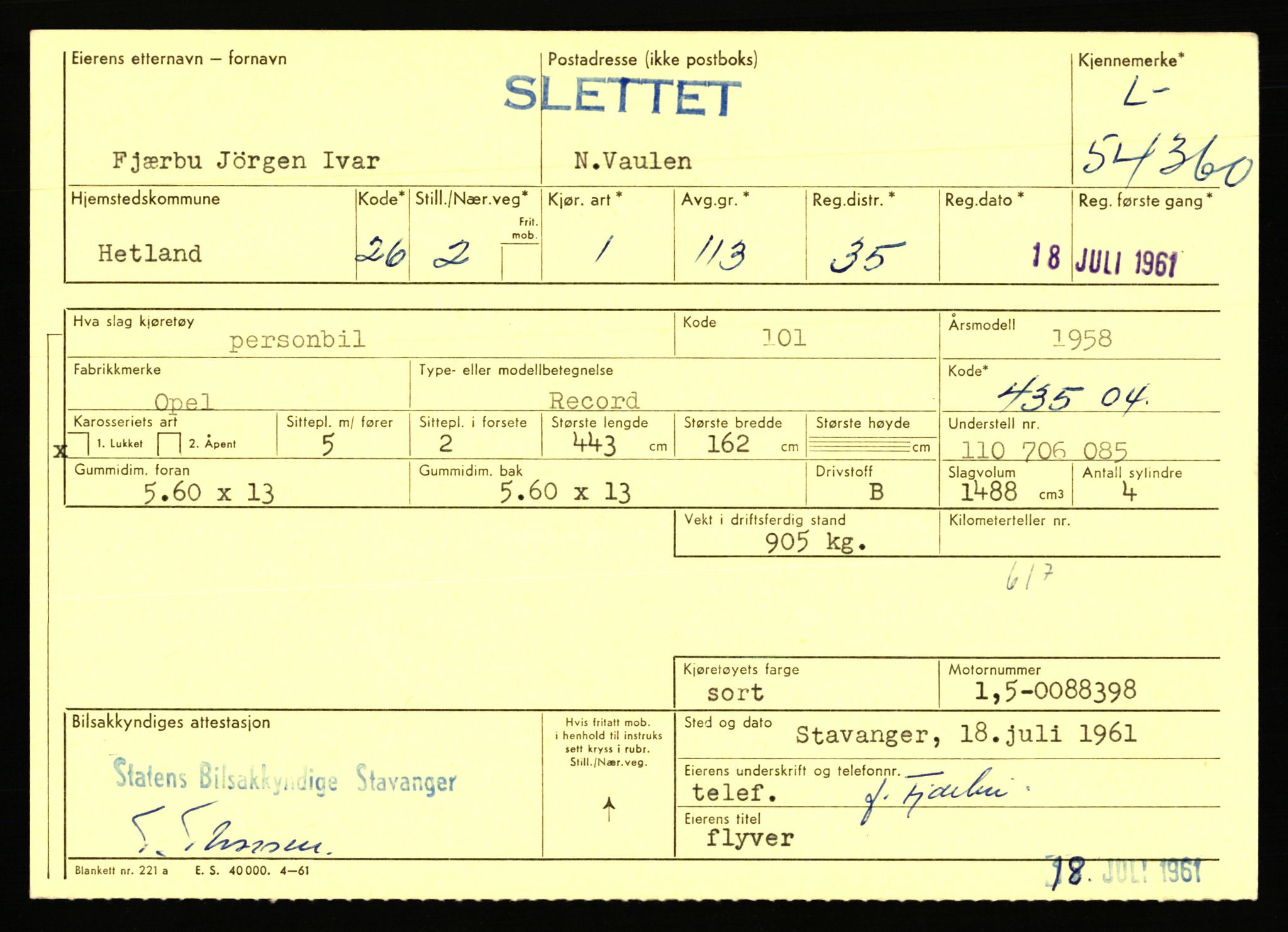 Stavanger trafikkstasjon, AV/SAST-A-101942/0/F/L0054: L-54200 - L-55699, 1930-1971, p. 323