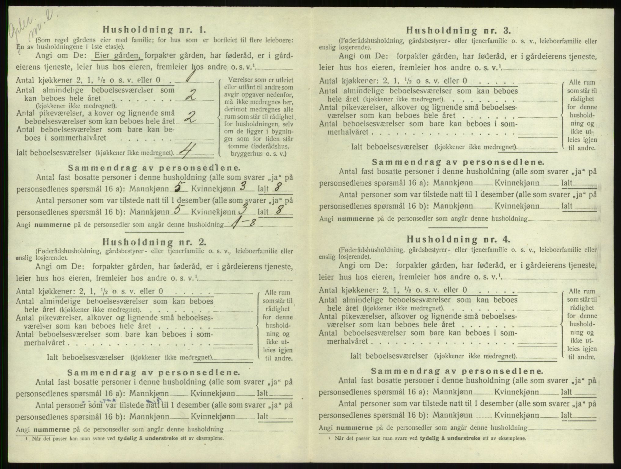 SAB, 1920 census for Naustdal, 1920, p. 715