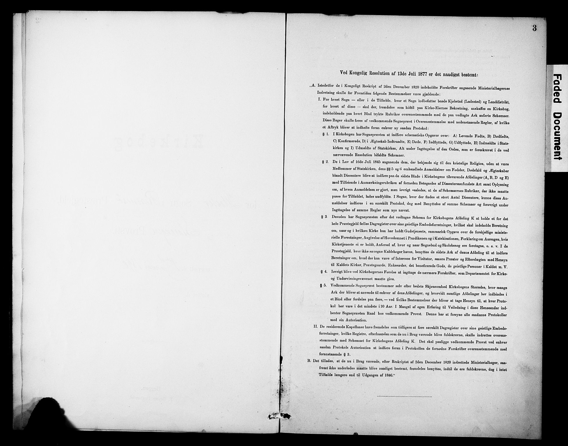 Rennesøy sokneprestkontor, SAST/A -101827/H/Ha/Haa/L0014: Parish register (official) no. A 14, 1890-1908, p. 3