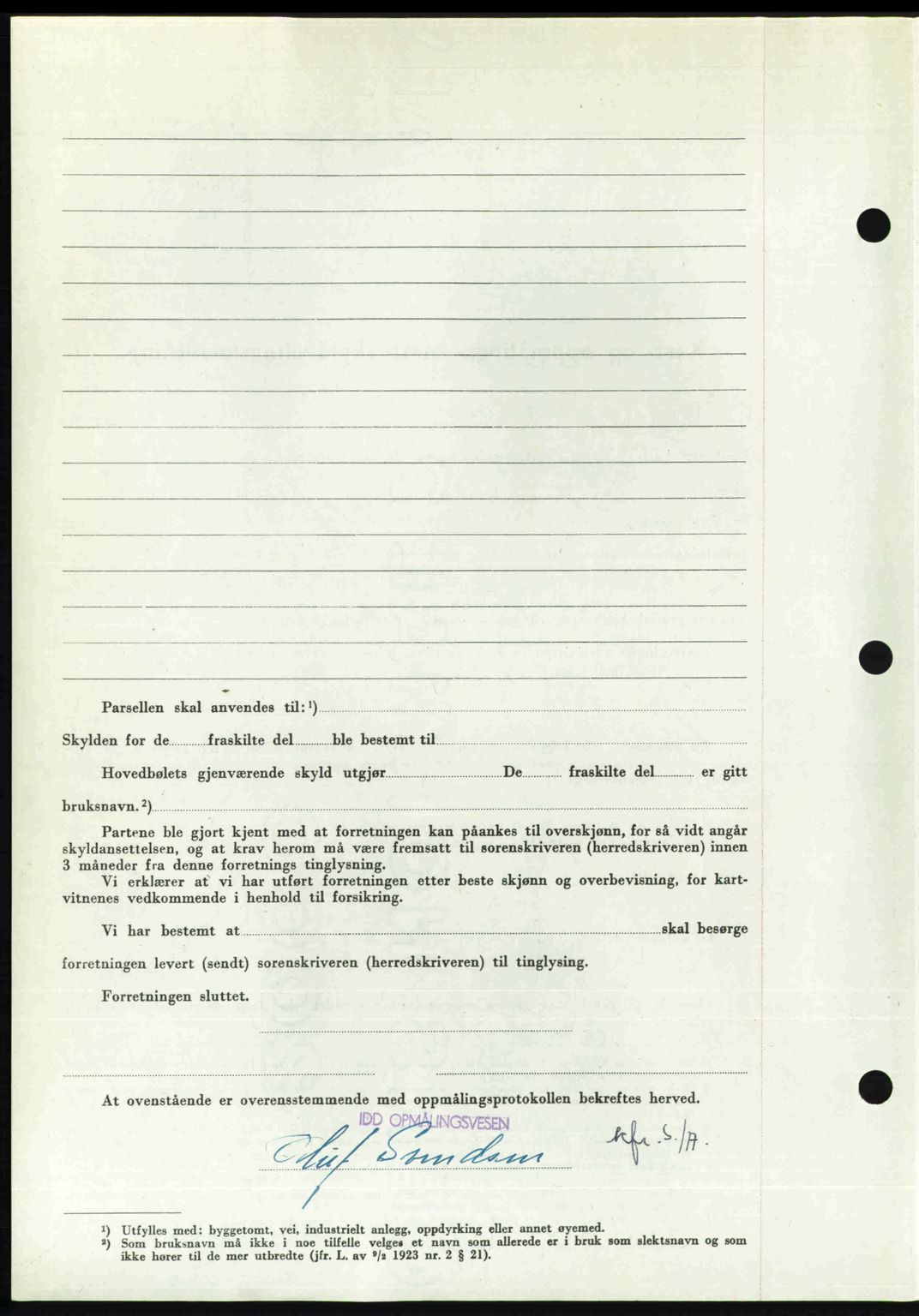 Idd og Marker sorenskriveri, AV/SAO-A-10283/G/Gb/Gbb/L0013: Mortgage book no. A13, 1949-1950, Diary no: : 261/1950