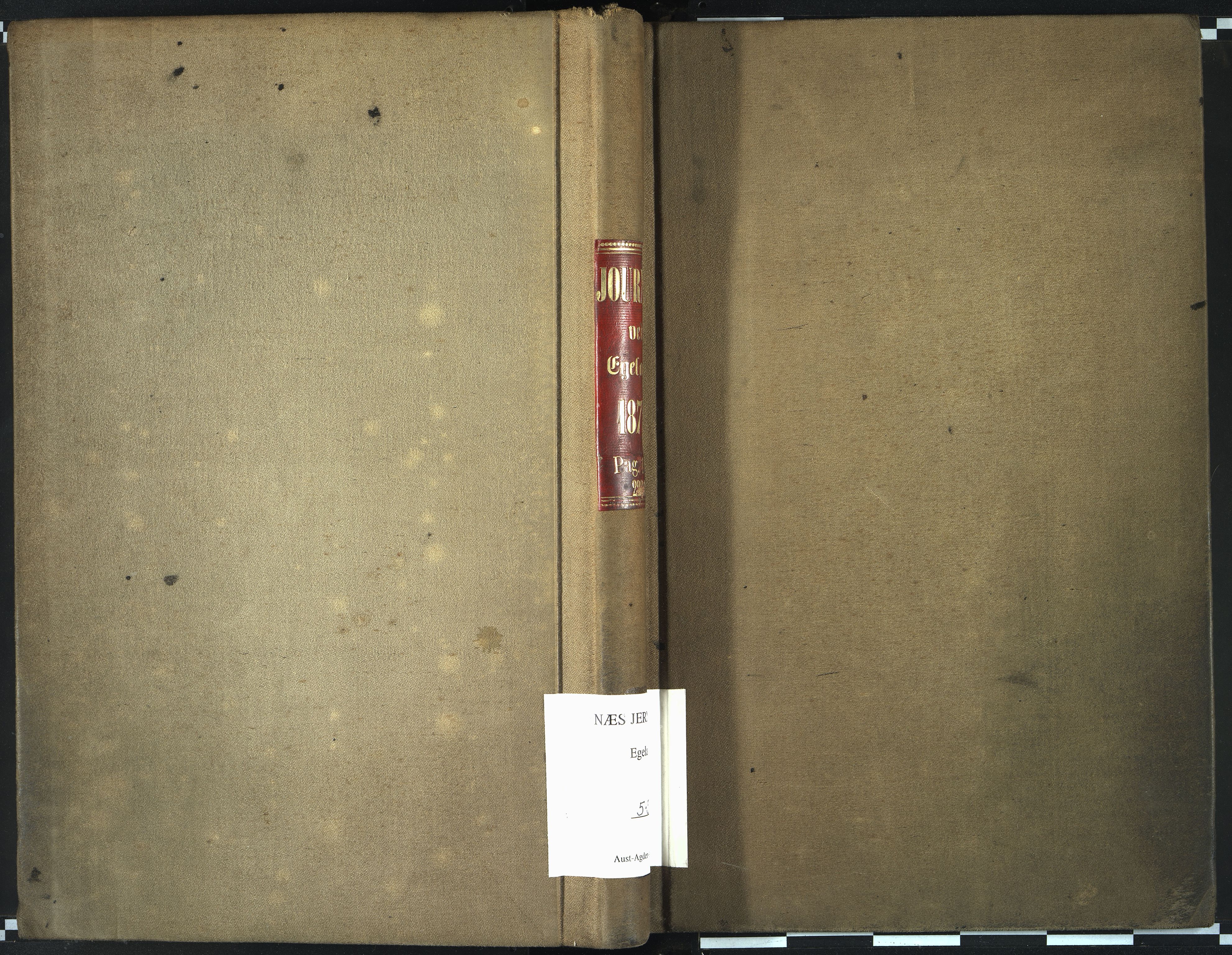 Egelands Verk, NESJ/NJM-002/05/L0005: Dag-journal, 1879