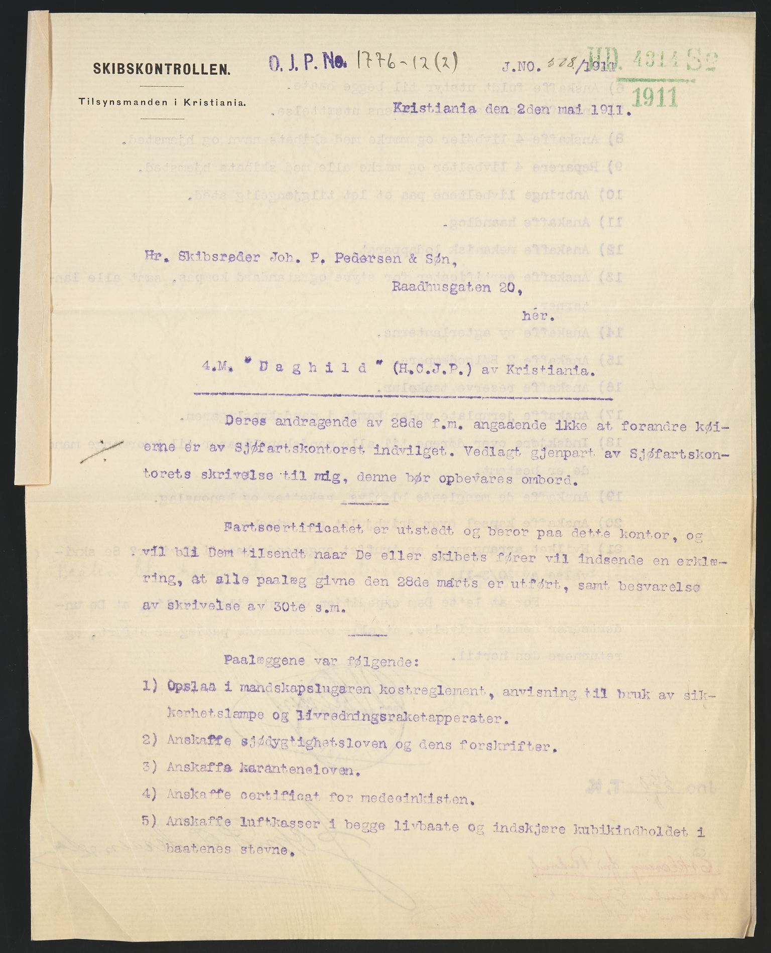 Sjøfartsdirektoratet med forløpere, skipsmapper slettede skip, RA/S-4998/F/Fa/L0225: --, 1867-1925, p. 114