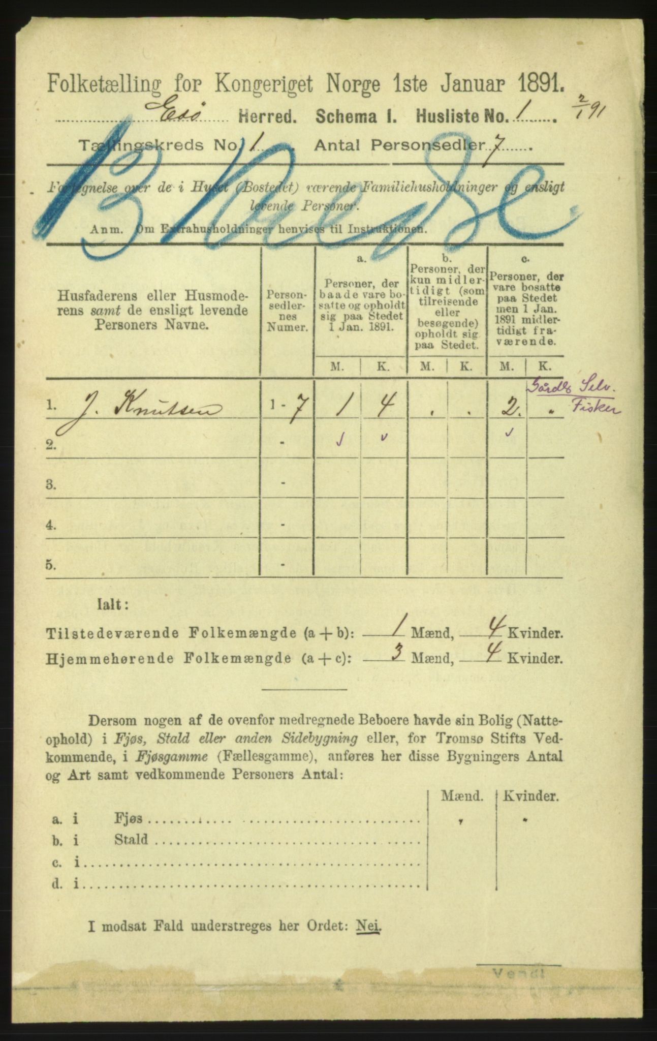 RA, 1891 census for 1573 Edøy, 1891, p. 39