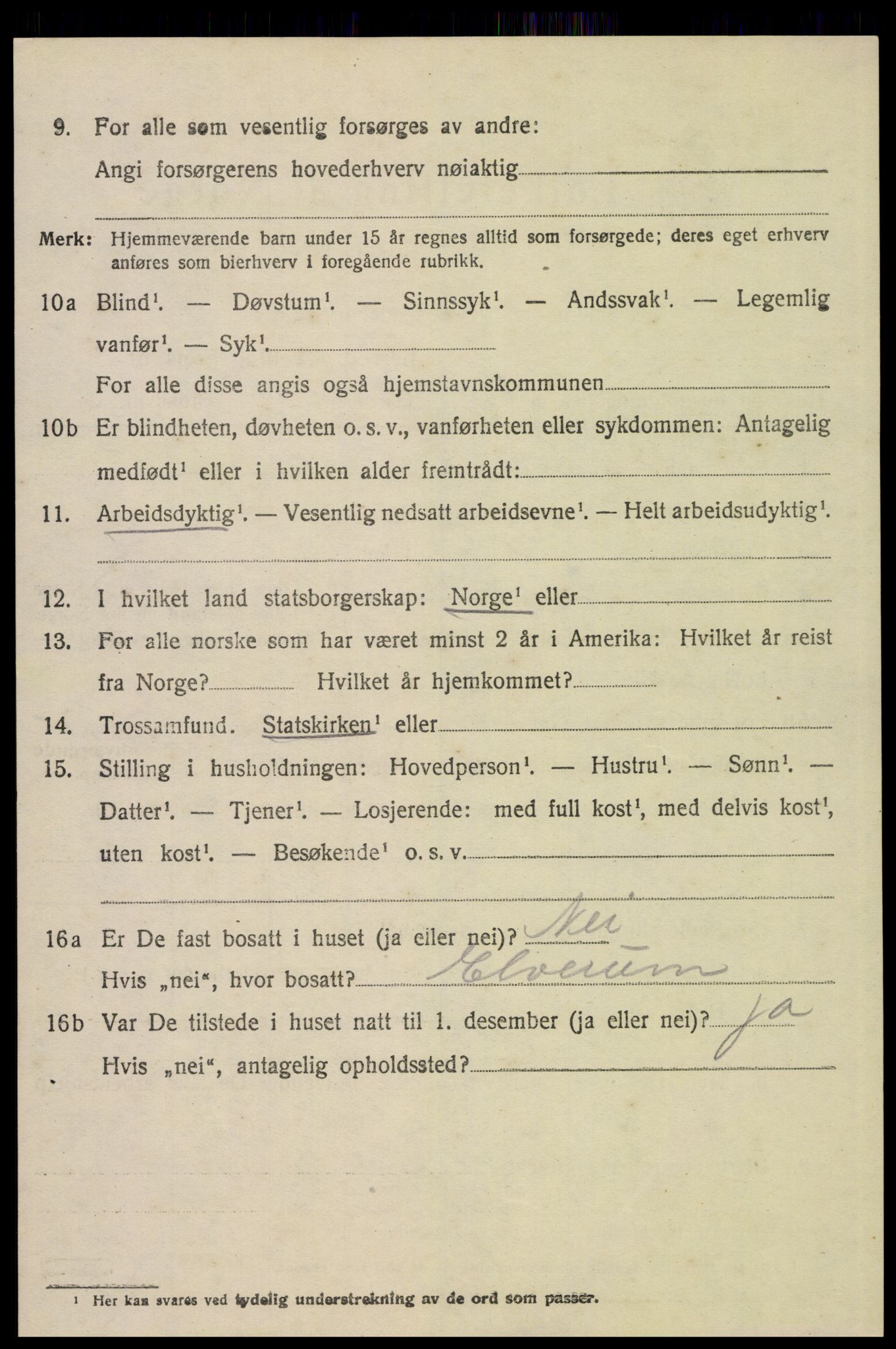 SAH, 1920 census for Åmot, 1920, p. 5842