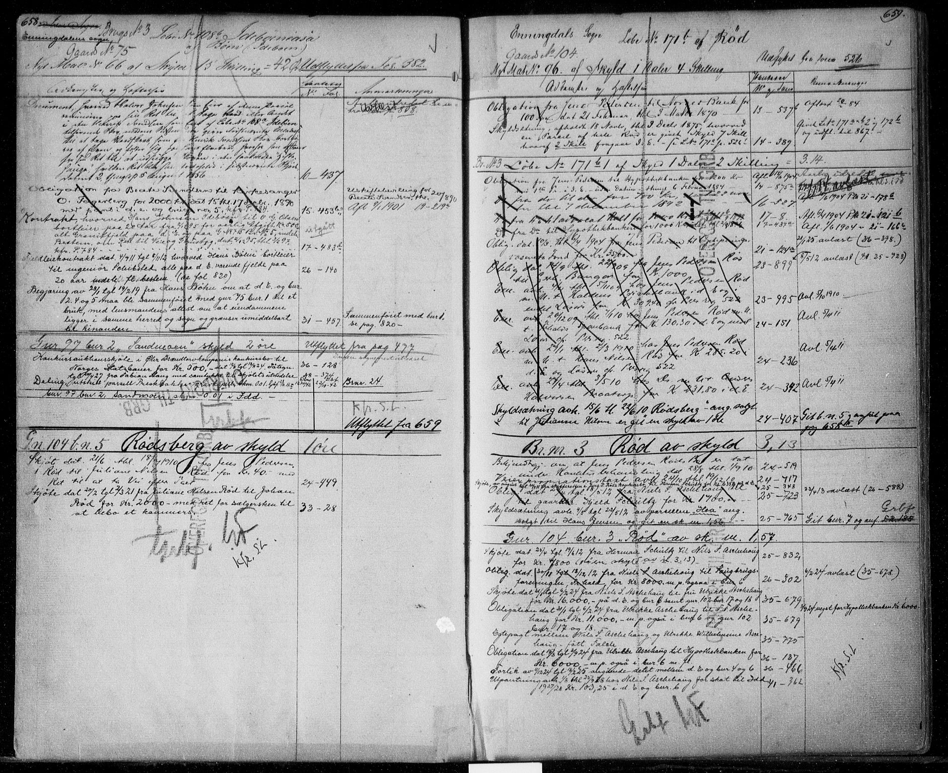 Idd og Marker sorenskriveri, AV/SAO-A-10283/G/Ga/Gac/L0001: Mortgage register no. II 1, 1848-1950, p. 658-659