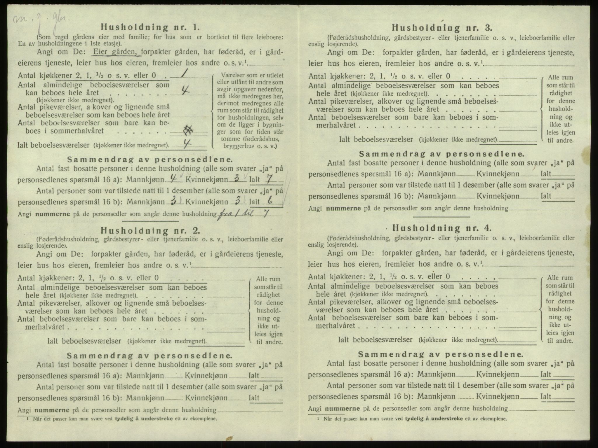 SAB, 1920 census for Breim, 1920, p. 513