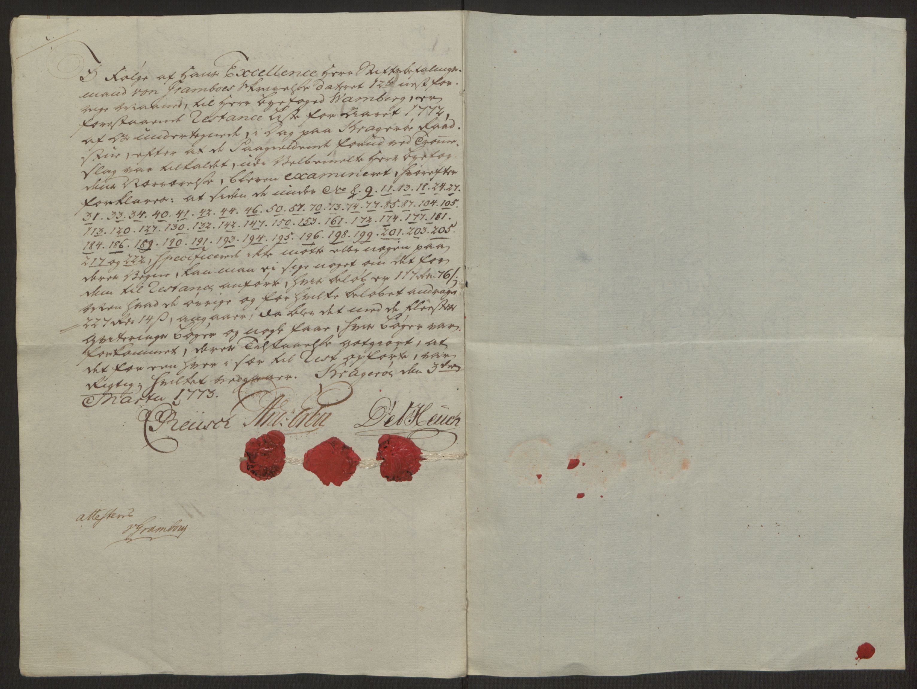 Rentekammeret inntil 1814, Reviderte regnskaper, Byregnskaper, AV/RA-EA-4066/R/Rk/L0218/0003: [K2] Kontribusjonsregnskap / Ekstra- og rangskatt, 1768-1772, p. 104