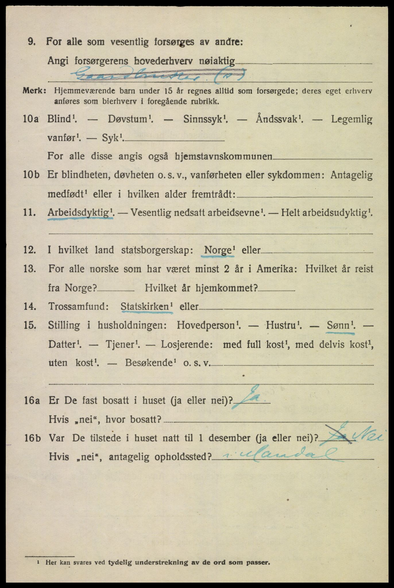 SAK, 1920 census for Halse og Harkmark, 1920, p. 2450