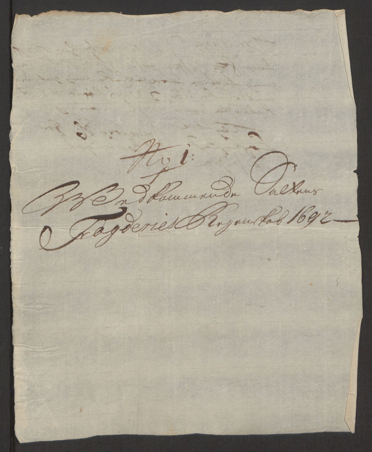 Rentekammeret inntil 1814, Reviderte regnskaper, Fogderegnskap, RA/EA-4092/R66/L4577: Fogderegnskap Salten, 1691-1693, p. 243