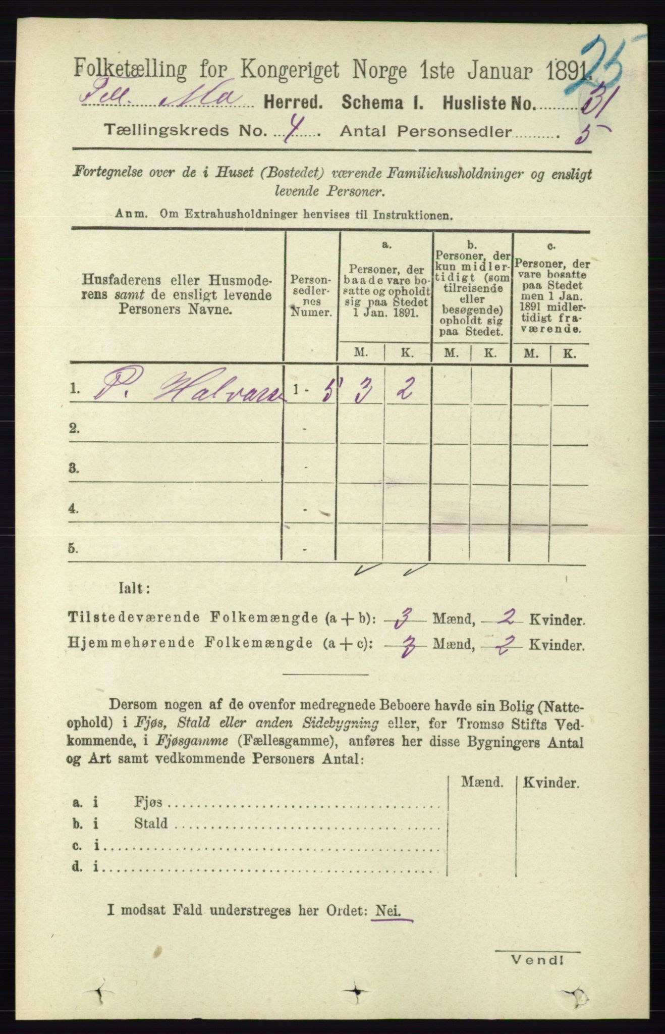 RA, 1891 census for 0832 Mo, 1891, p. 1010