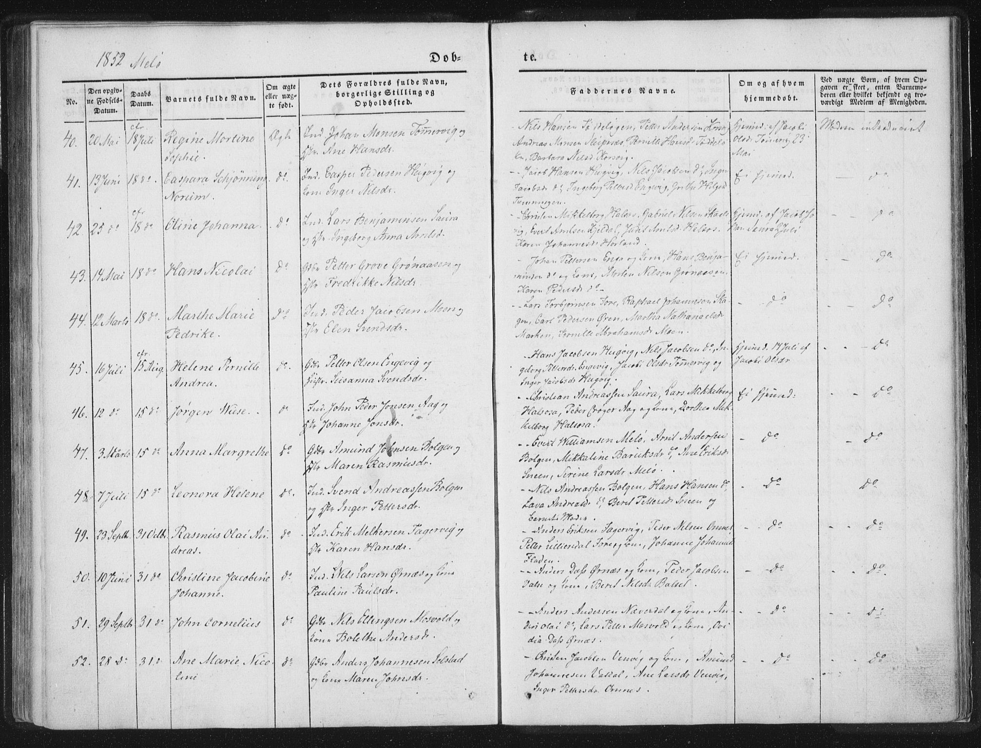 Ministerialprotokoller, klokkerbøker og fødselsregistre - Nordland, SAT/A-1459/841/L0602: Parish register (official) no. 841A08 /2, 1845-1859, p. 89