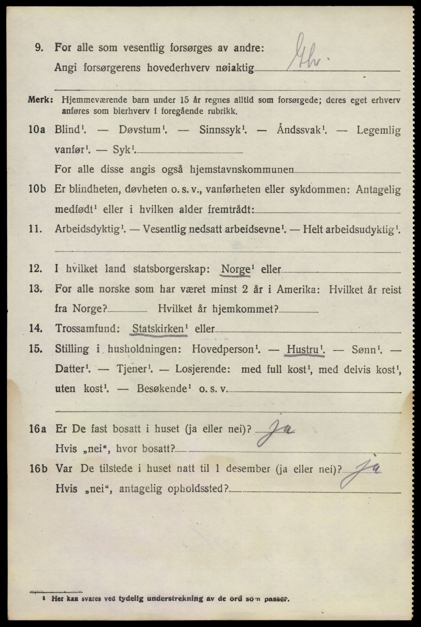 SAO, 1920 census for Fet, 1920, p. 3779