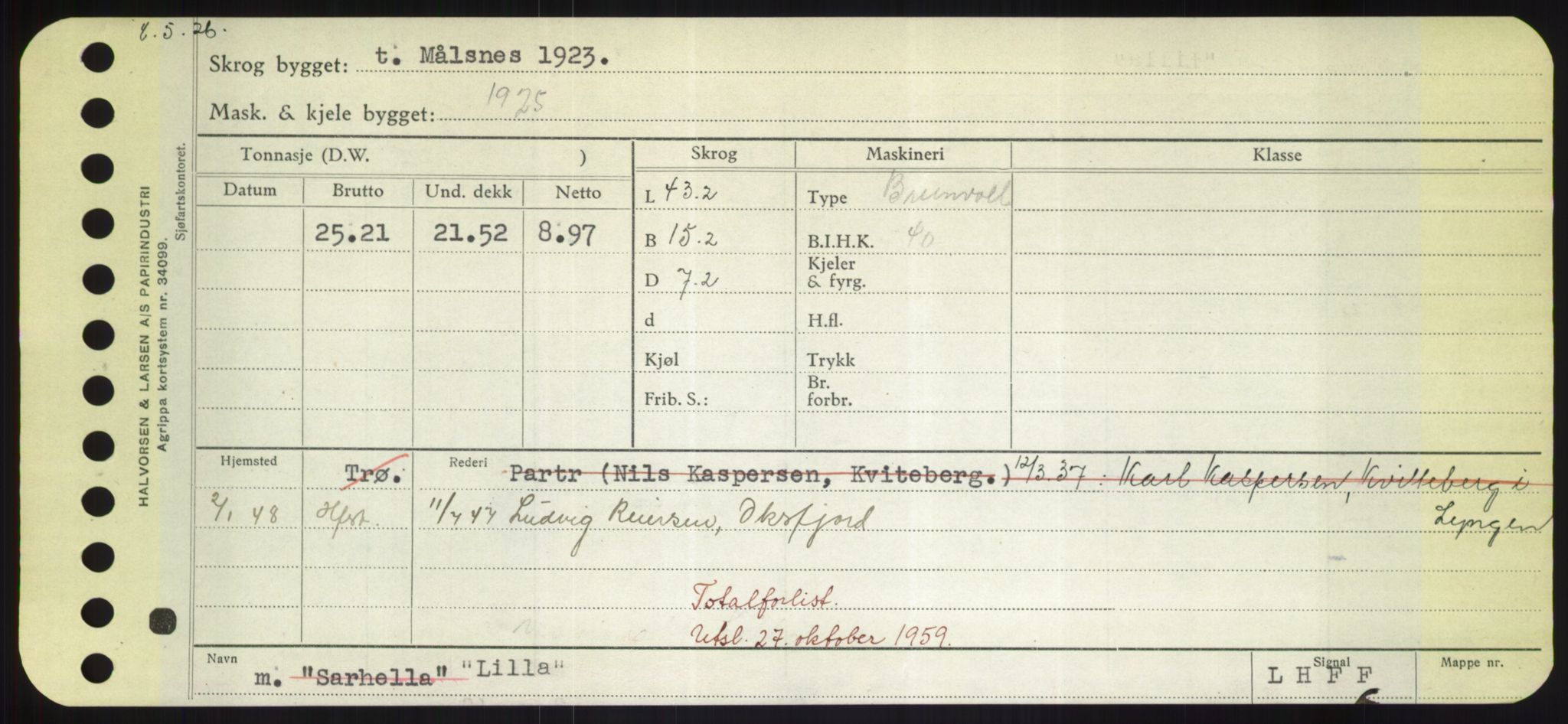 Sjøfartsdirektoratet med forløpere, Skipsmålingen, AV/RA-S-1627/H/Hd/L0023: Fartøy, Lia-Løv, p. 57