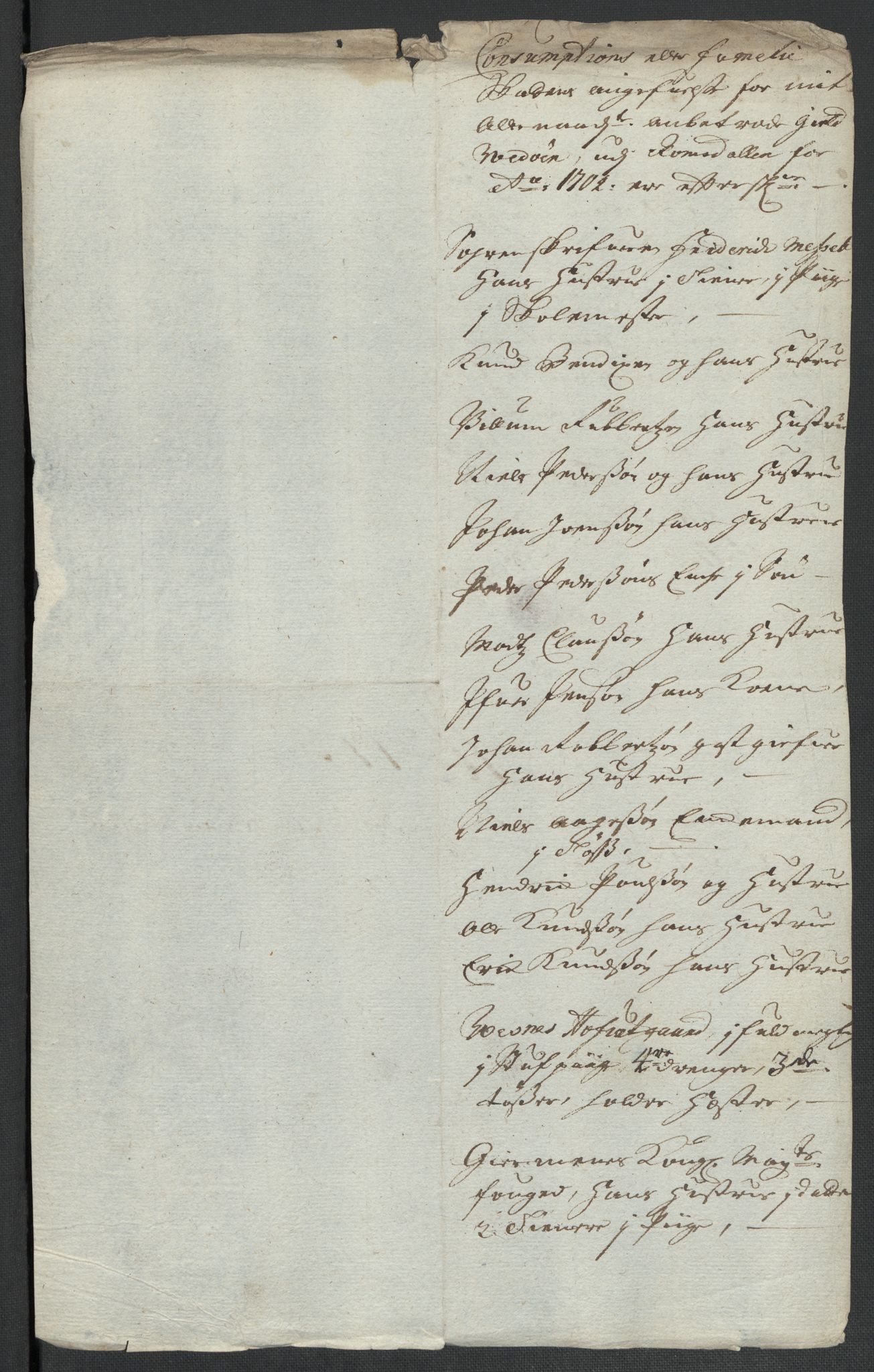 Rentekammeret inntil 1814, Reviderte regnskaper, Fogderegnskap, AV/RA-EA-4092/R55/L3656: Fogderegnskap Romsdal, 1703-1705, p. 288