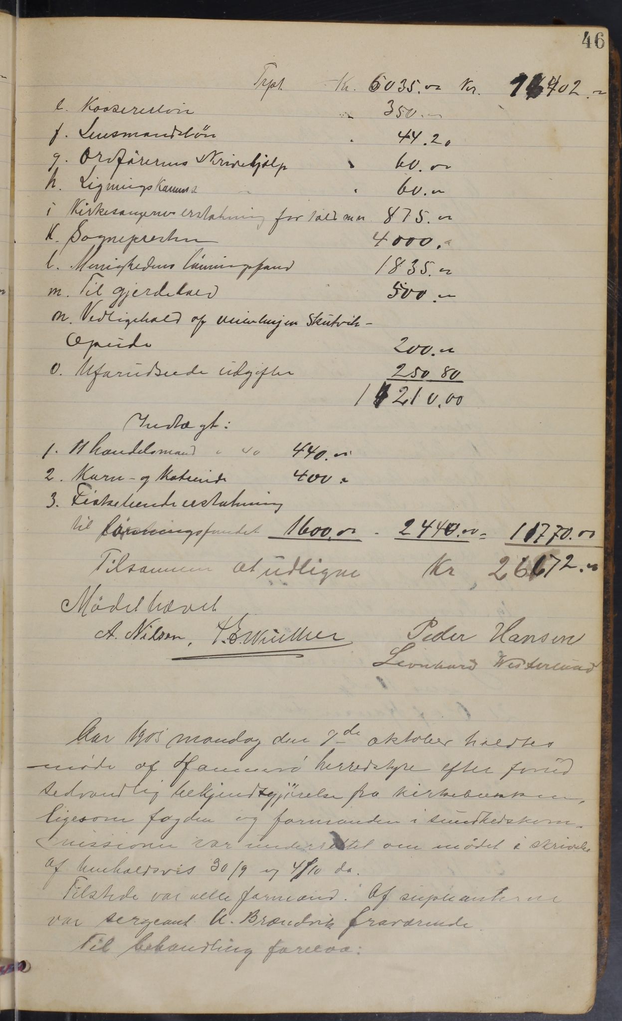 Hamarøy kommune. Formannskapet, AIN/K-18490.150/100/L0002: Møtebok, 1901-1914