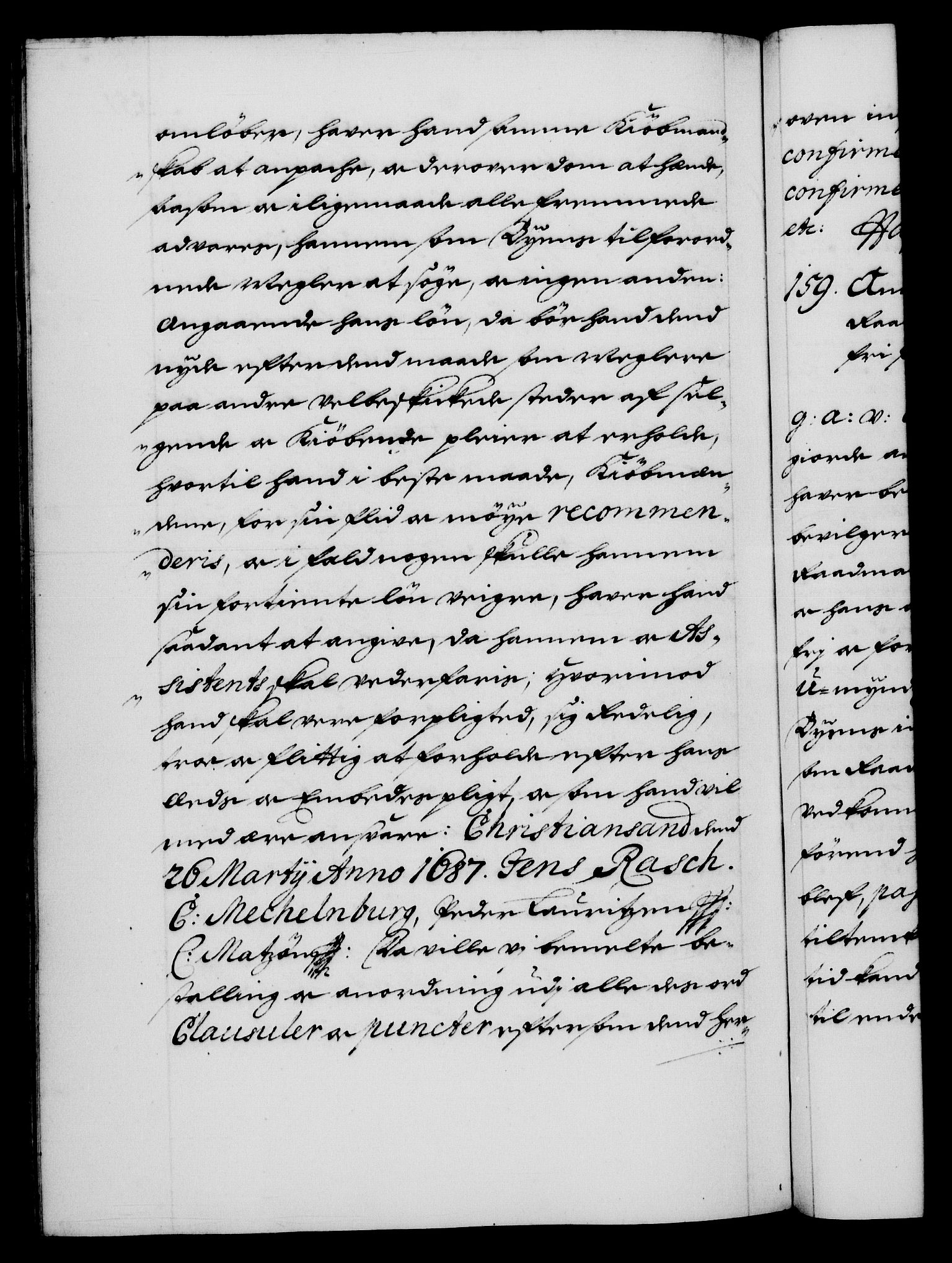 Danske Kanselli 1572-1799, AV/RA-EA-3023/F/Fc/Fca/Fcaa/L0014: Norske registre (mikrofilm), 1685-1687, p. 551b