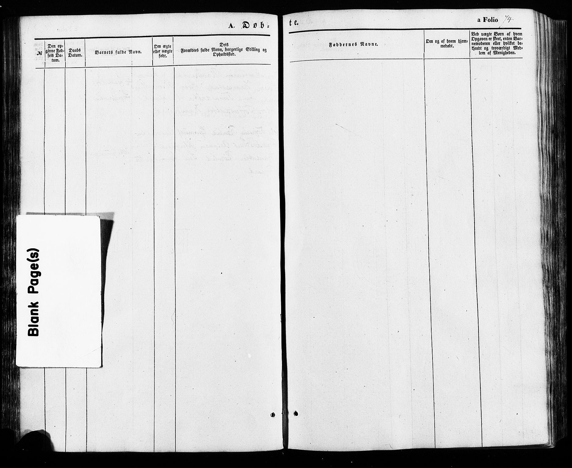 Åseral sokneprestkontor, AV/SAK-1111-0051/F/Fa/L0002: Parish register (official) no. A 2, 1854-1884, p. 74