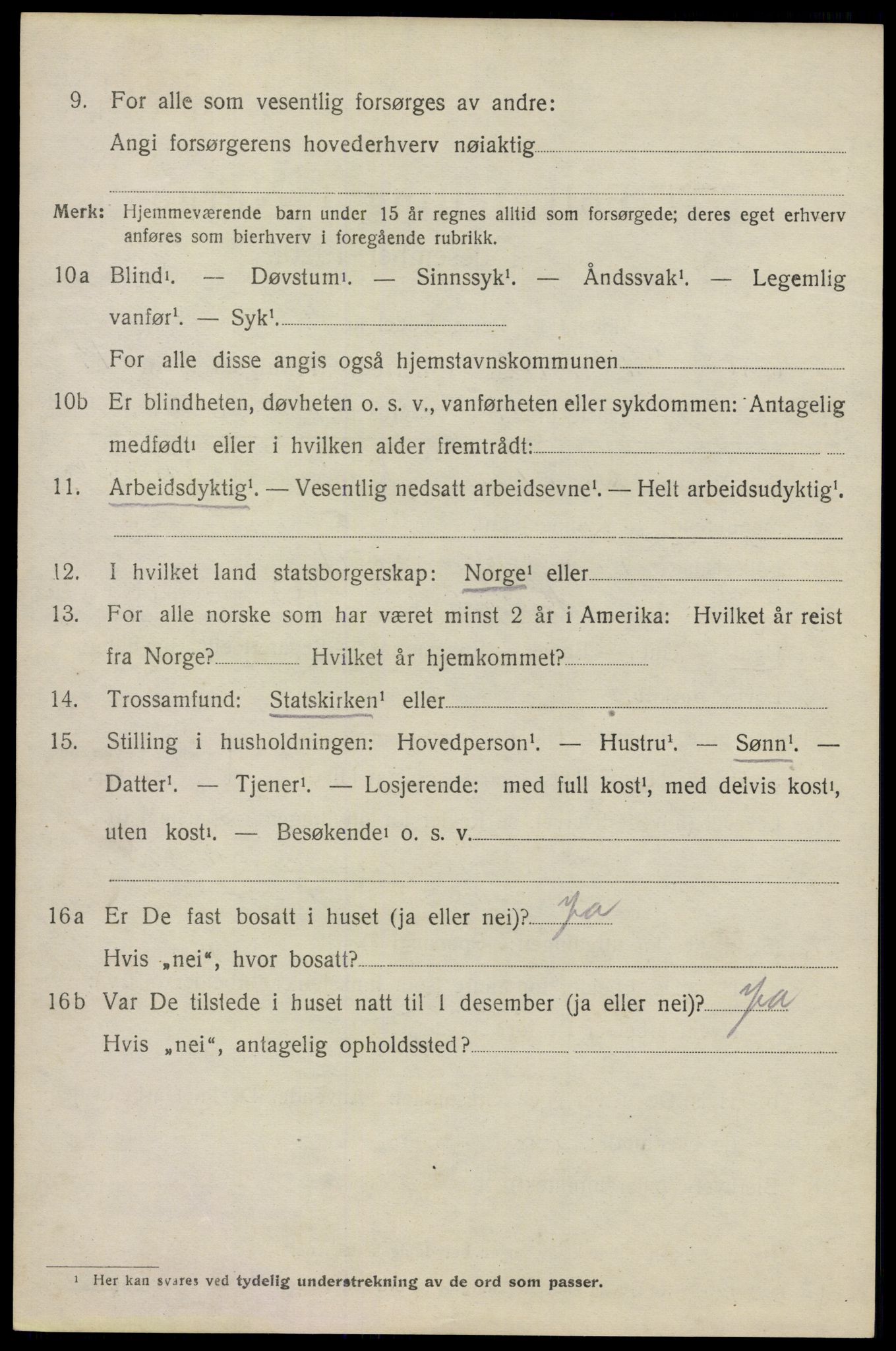 SAO, 1920 census for Høland, 1920, p. 12720