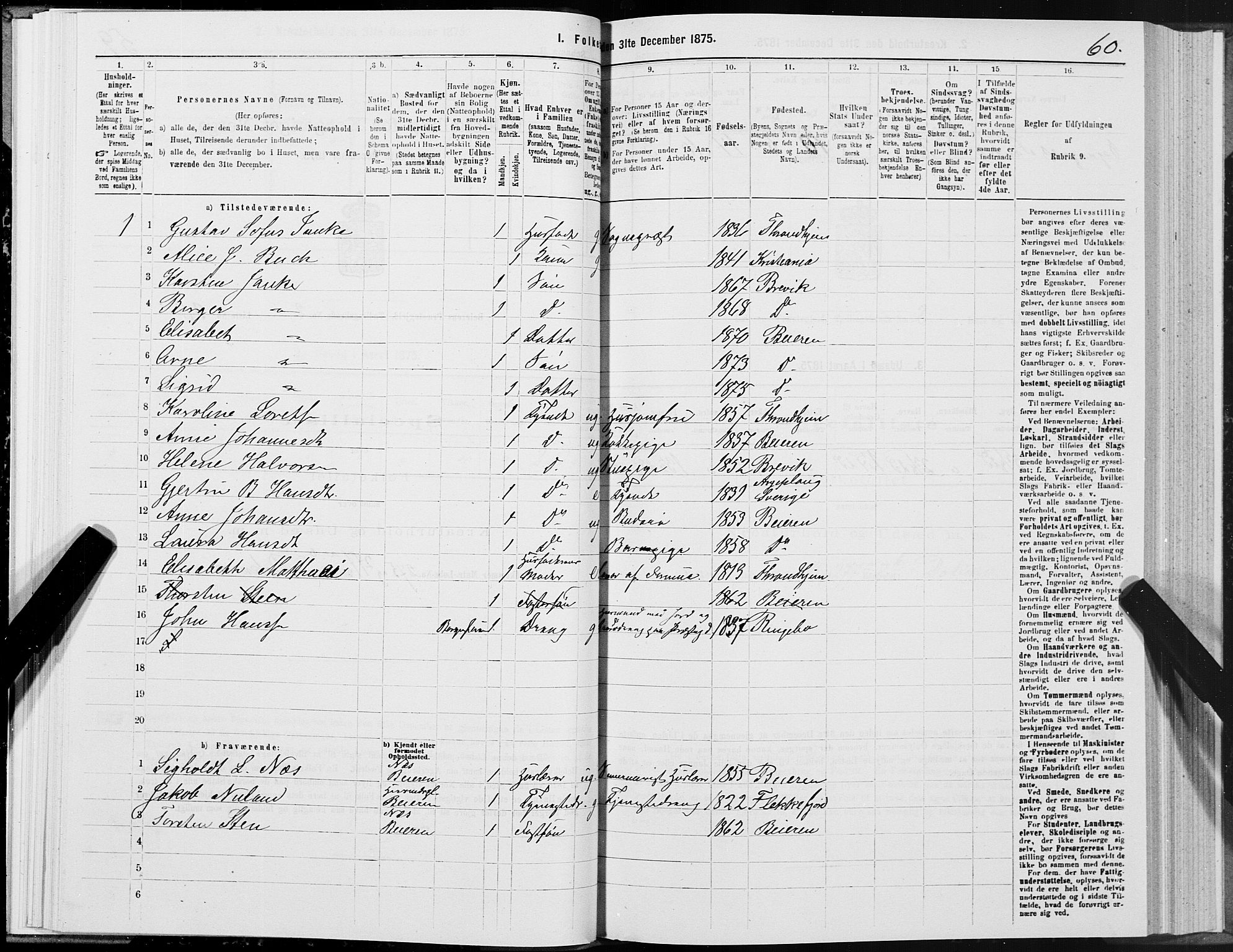 SAT, 1875 census for 1839P Beiarn, 1875, p. 2060