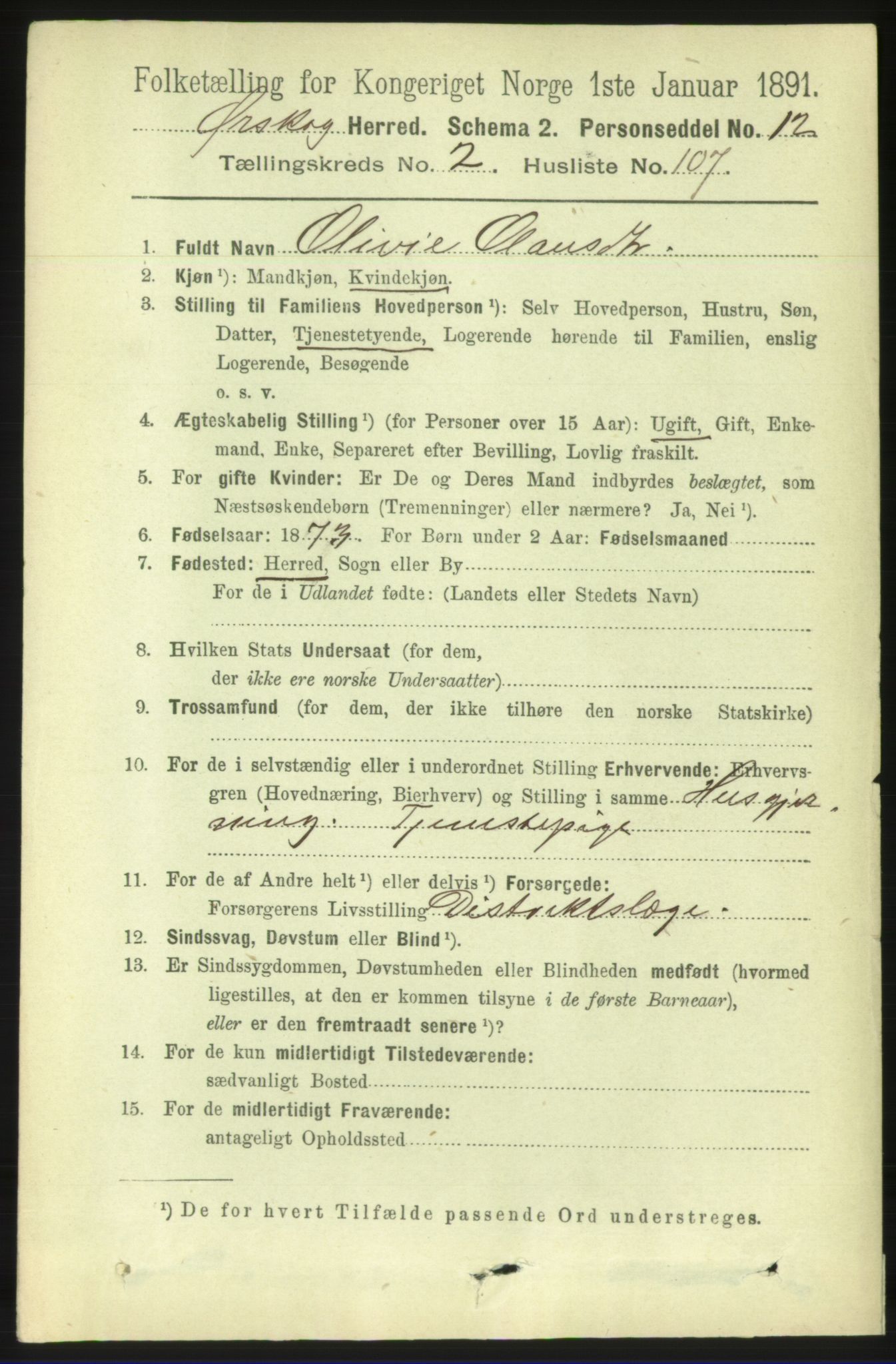 RA, 1891 census for 1527 Ørskog, 1891, p. 1232