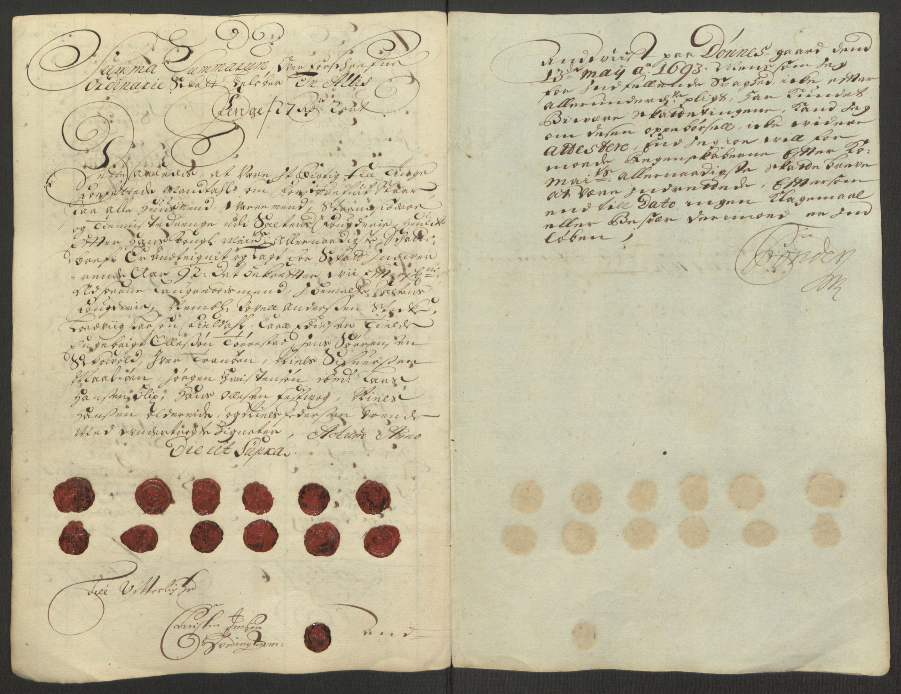 Rentekammeret inntil 1814, Reviderte regnskaper, Fogderegnskap, AV/RA-EA-4092/R66/L4577: Fogderegnskap Salten, 1691-1693, p. 168