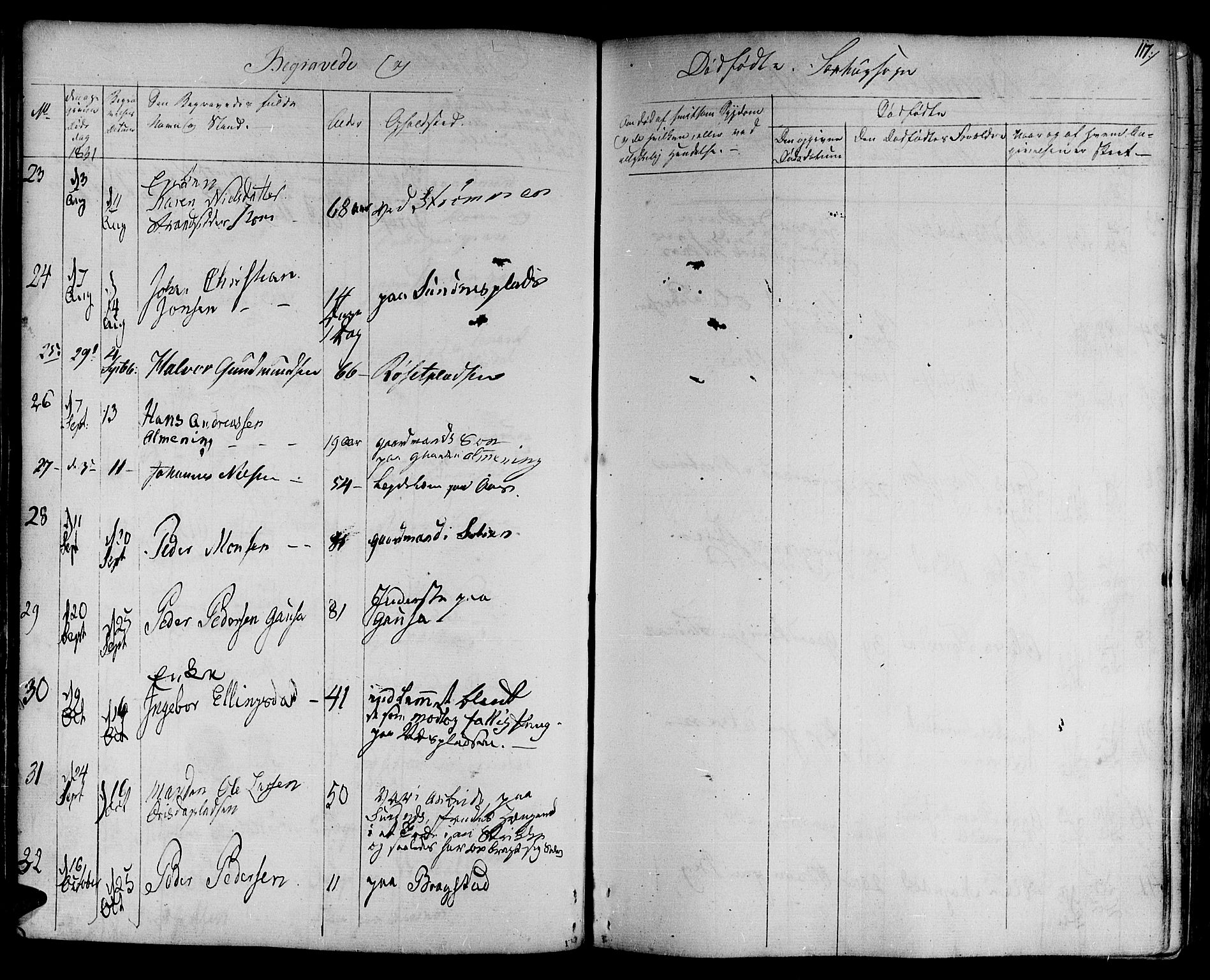 Ministerialprotokoller, klokkerbøker og fødselsregistre - Nord-Trøndelag, SAT/A-1458/730/L0277: Parish register (official) no. 730A06 /1, 1830-1839, p. 117