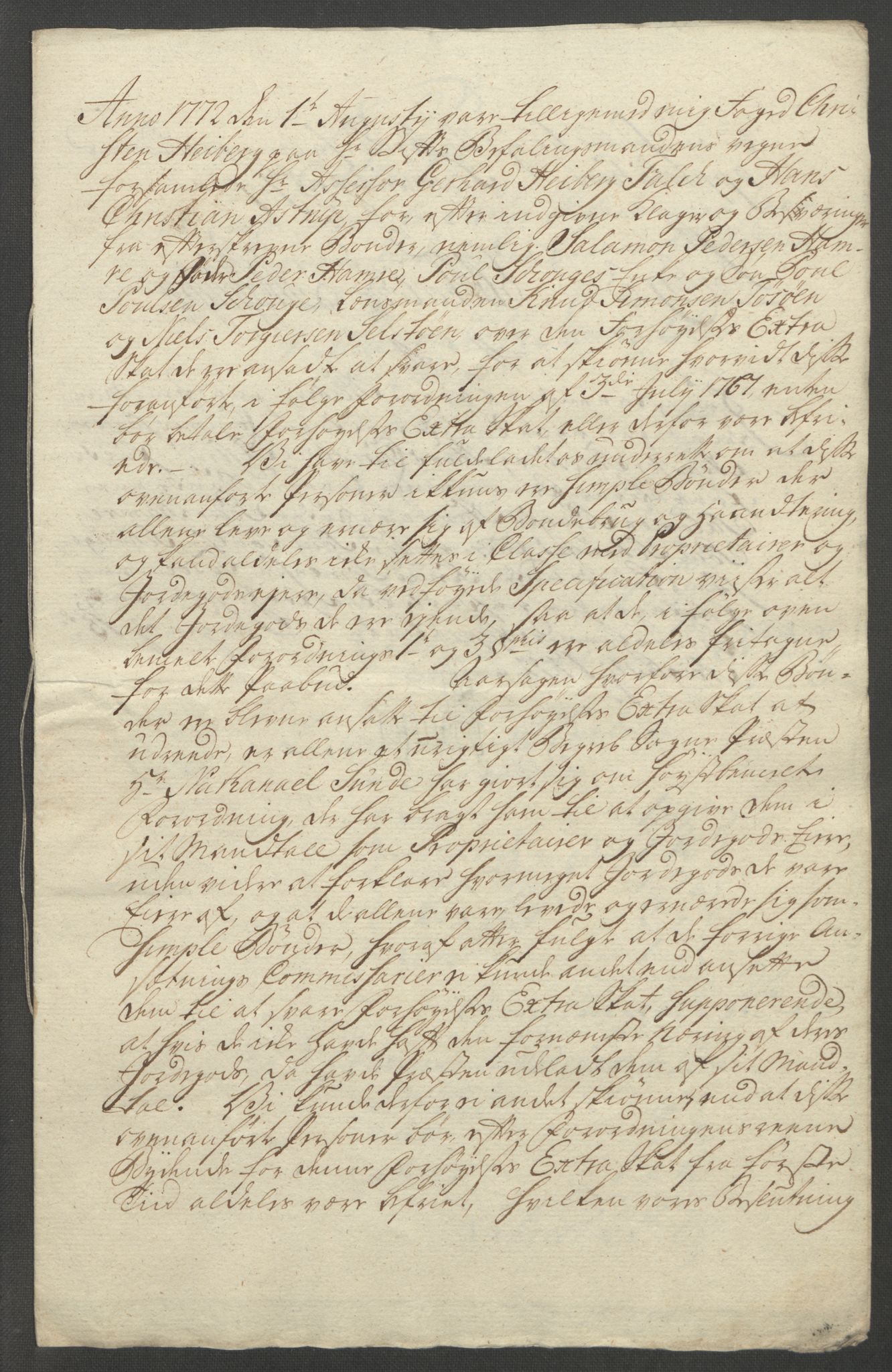 Rentekammeret inntil 1814, Reviderte regnskaper, Fogderegnskap, AV/RA-EA-4092/R51/L3303: Ekstraskatten Nordhordland og Voss, 1762-1772, p. 610