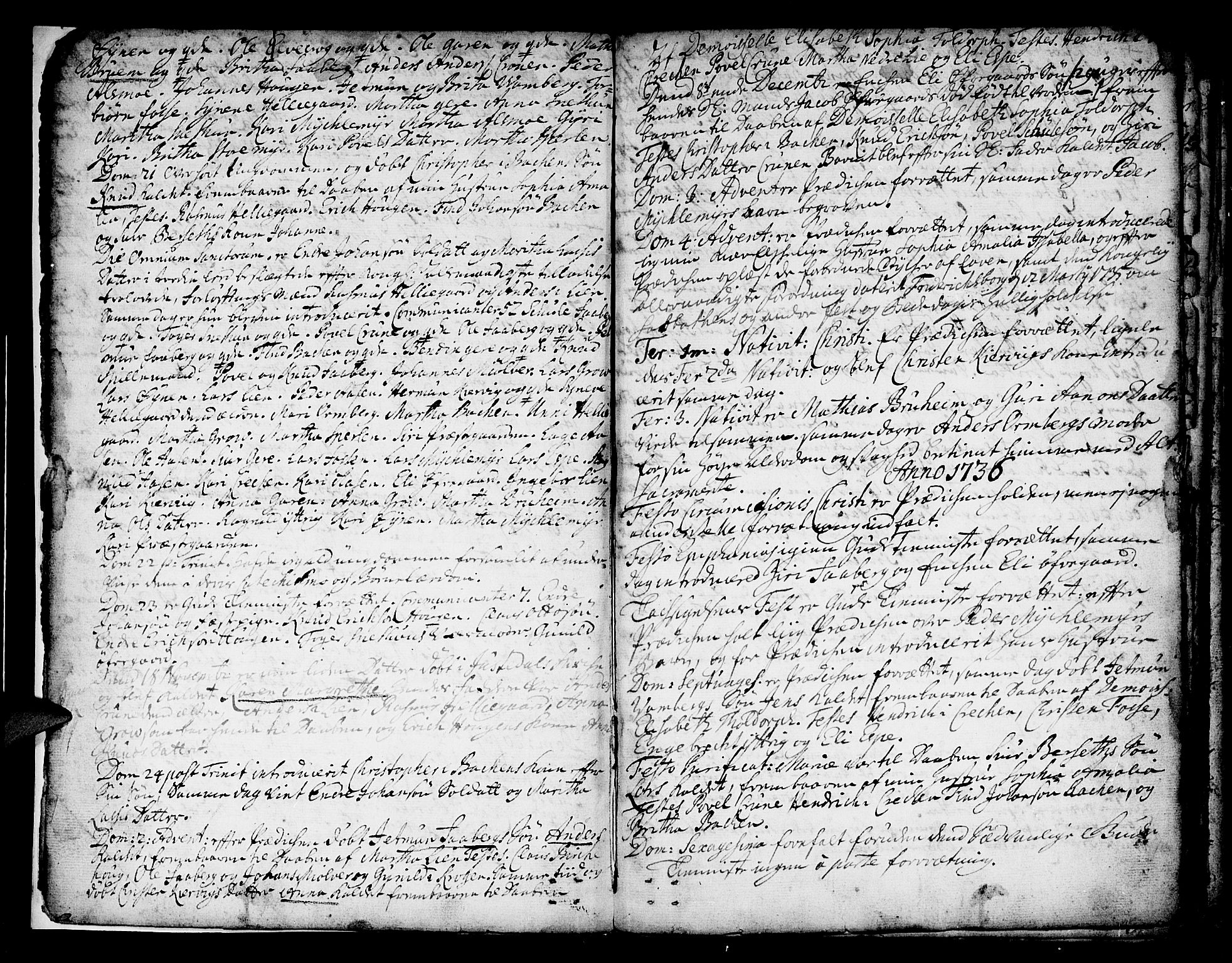 Jostedal sokneprestembete, AV/SAB-A-80601/H/Haa/Haaa/L0001: Parish register (official) no. A 1, 1733-1751, p. 7