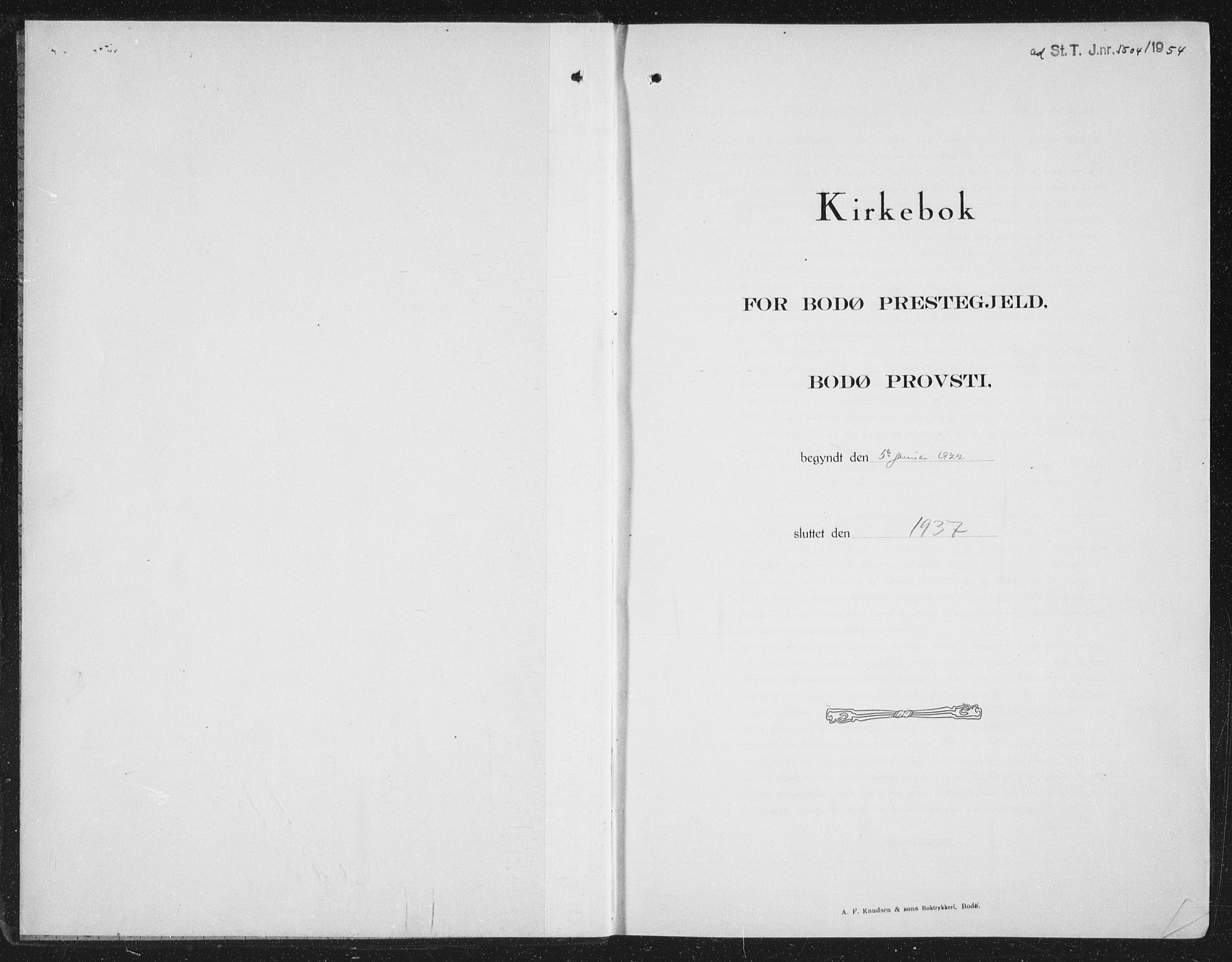 Ministerialprotokoller, klokkerbøker og fødselsregistre - Nordland, SAT/A-1459/801/L0037: Parish register (copy) no. 801C12, 1921-1937