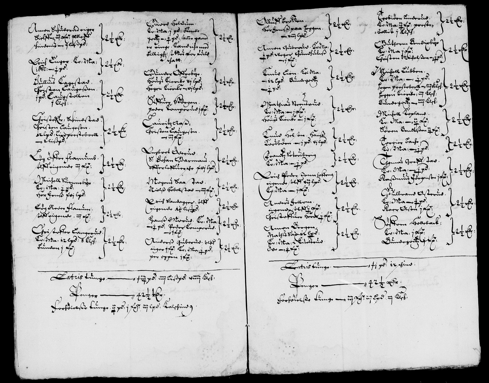 Rentekammeret inntil 1814, Reviderte regnskaper, Lensregnskaper, AV/RA-EA-5023/R/Rb/Rba/L0237: Akershus len, 1656-1657