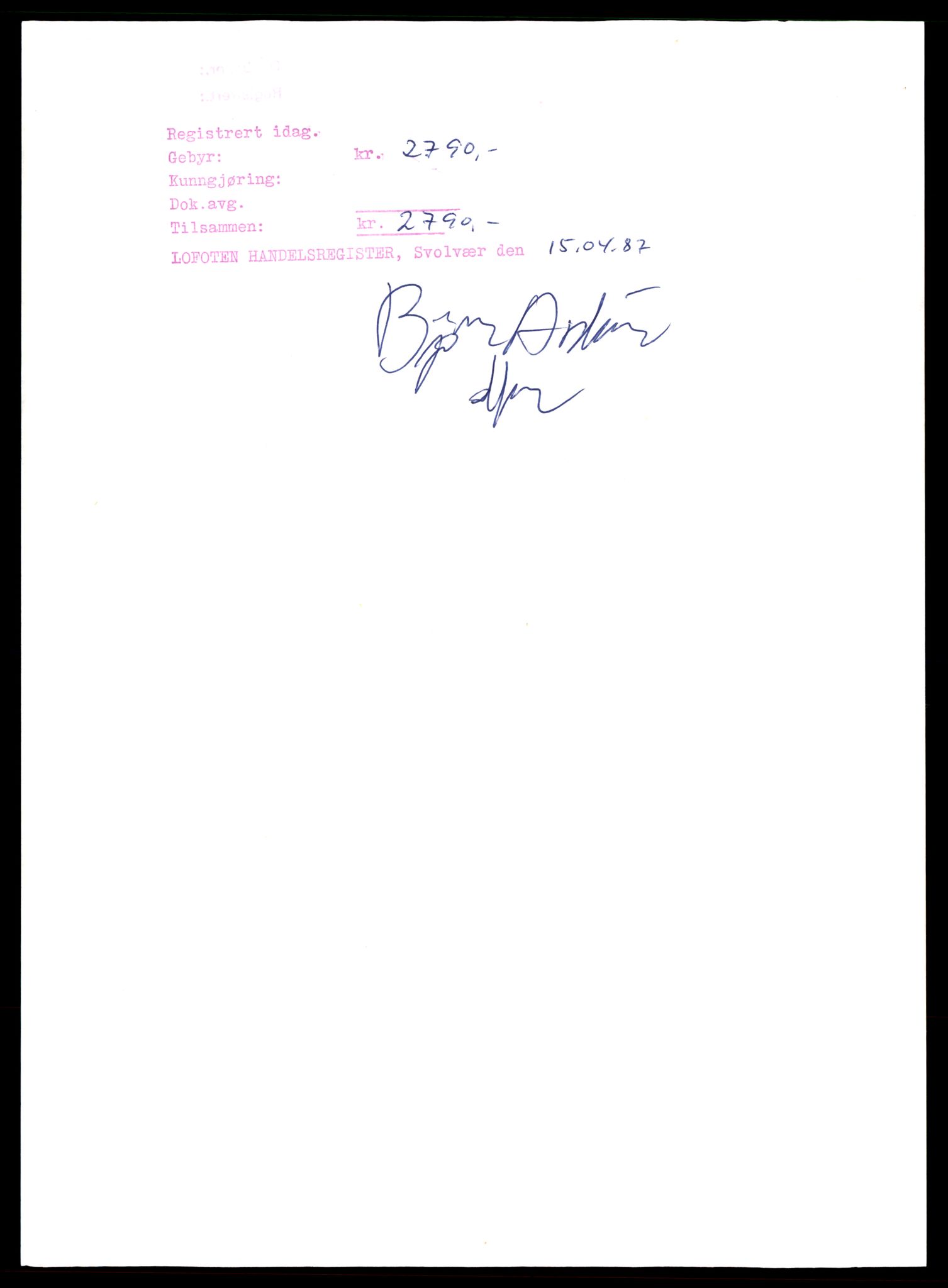 Lofoten sorenskriveri, AV/SAT-A-0017/2/J/Jd/Jdc/L0019: Bilag, S, 1944-1990, p. 10
