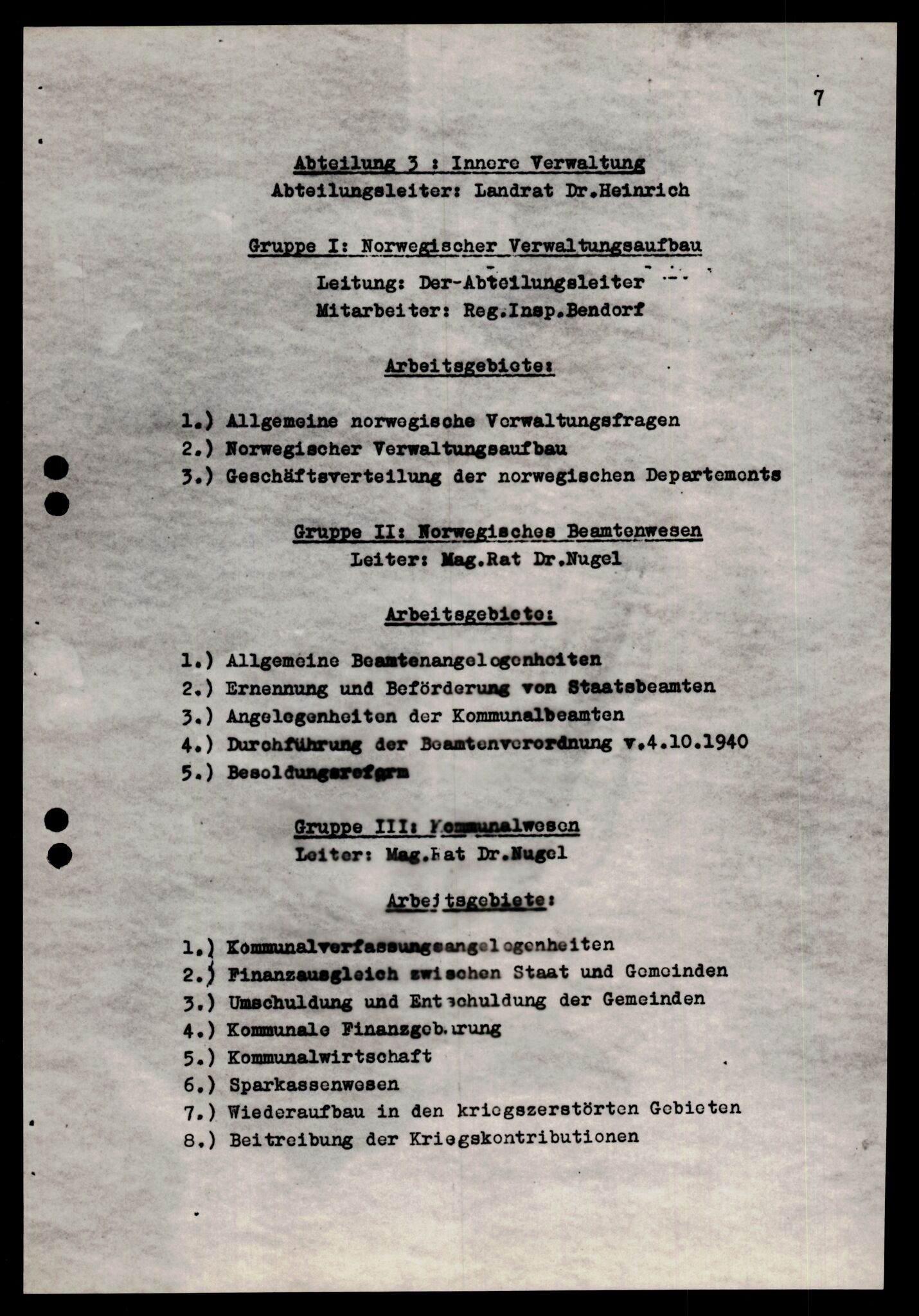 Forsvarets Overkommando. 2 kontor. Arkiv 11.4. Spredte tyske arkivsaker, AV/RA-RAFA-7031/D/Dar/Darb/L0005: Reichskommissariat., 1940-1945, p. 1092