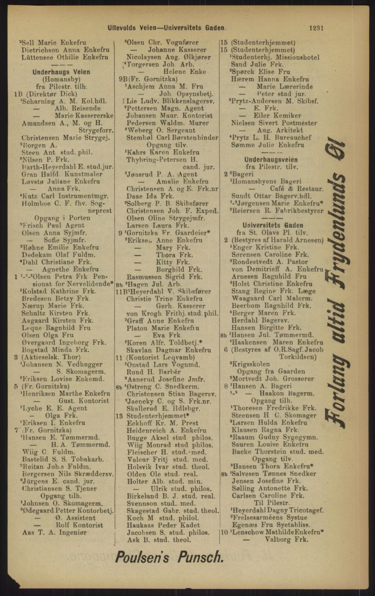 Kristiania/Oslo adressebok, PUBL/-, 1902, p. 1231