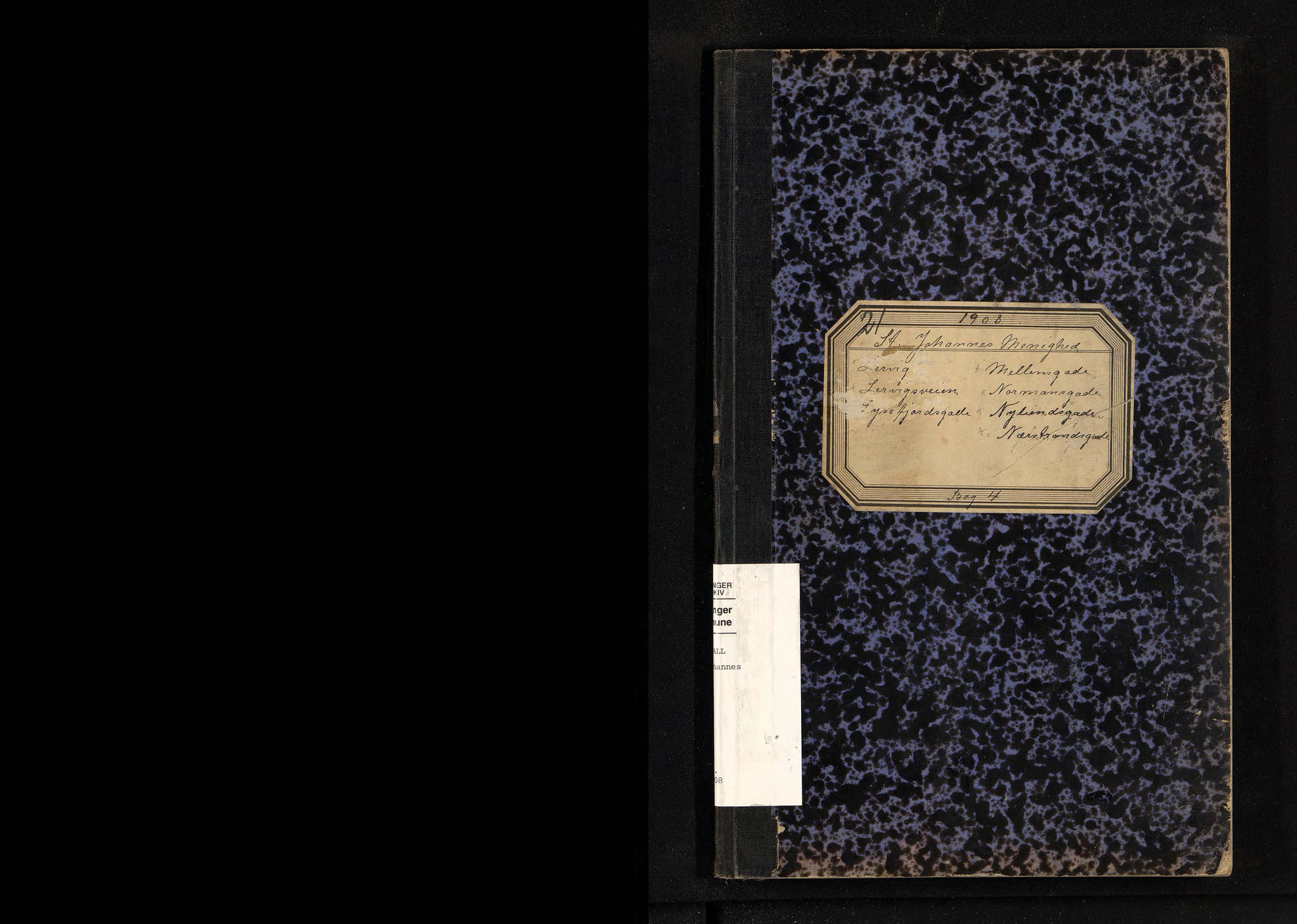 BYST, Ligningsmanntall for Stavanger 1908 - St. Johannes Menighed, Lervig - Nærstrandsgade, 1908