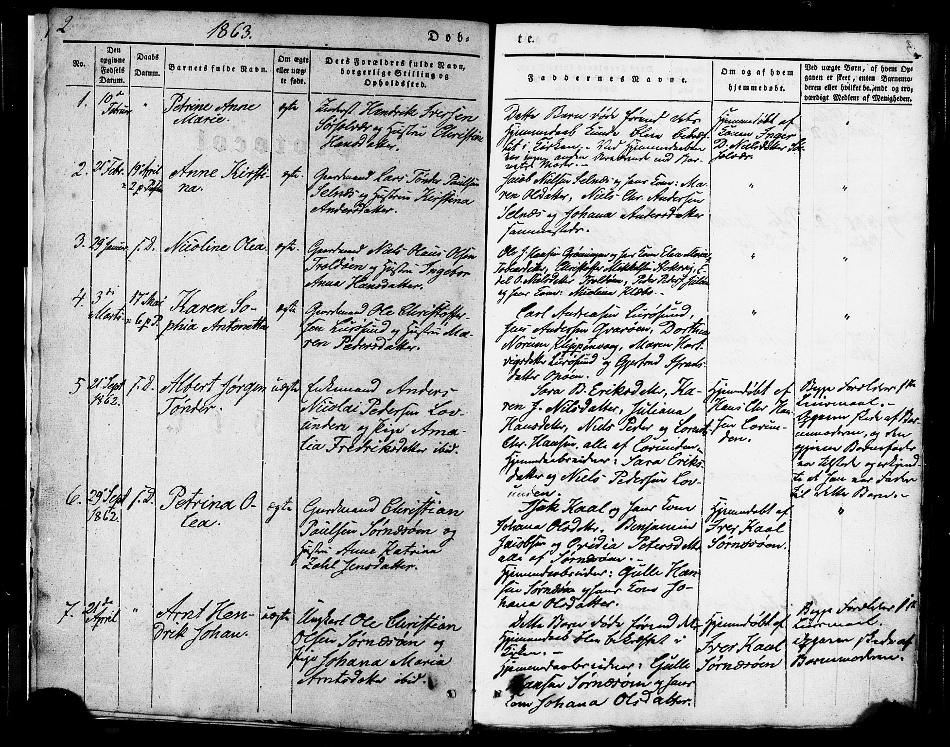 Ministerialprotokoller, klokkerbøker og fødselsregistre - Nordland, SAT/A-1459/839/L0567: Parish register (official) no. 839A04, 1863-1879, p. 2