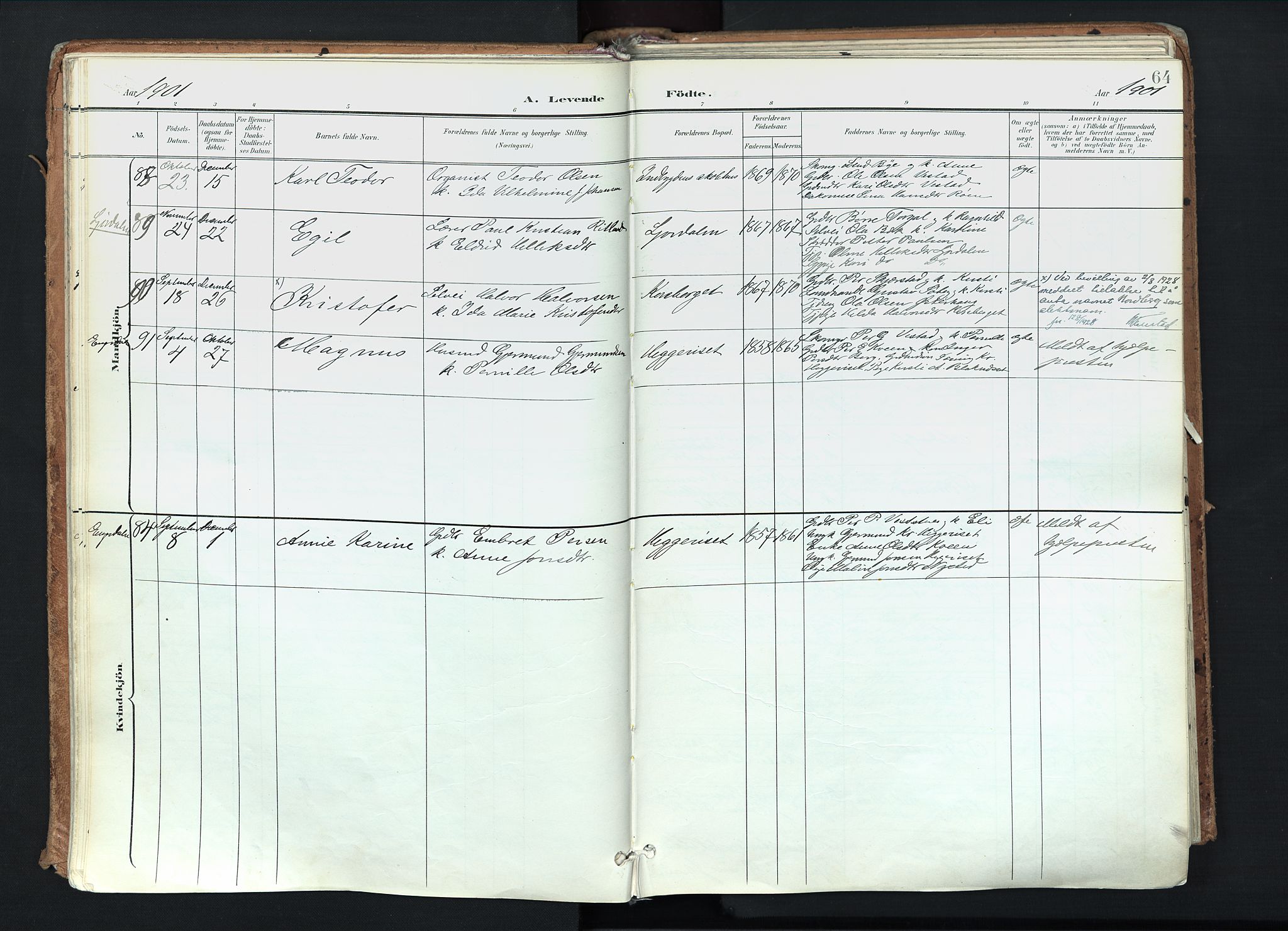Trysil prestekontor, AV/SAH-PREST-046/H/Ha/Haa/L0012: Parish register (official) no. 12, 1898-1917, p. 64