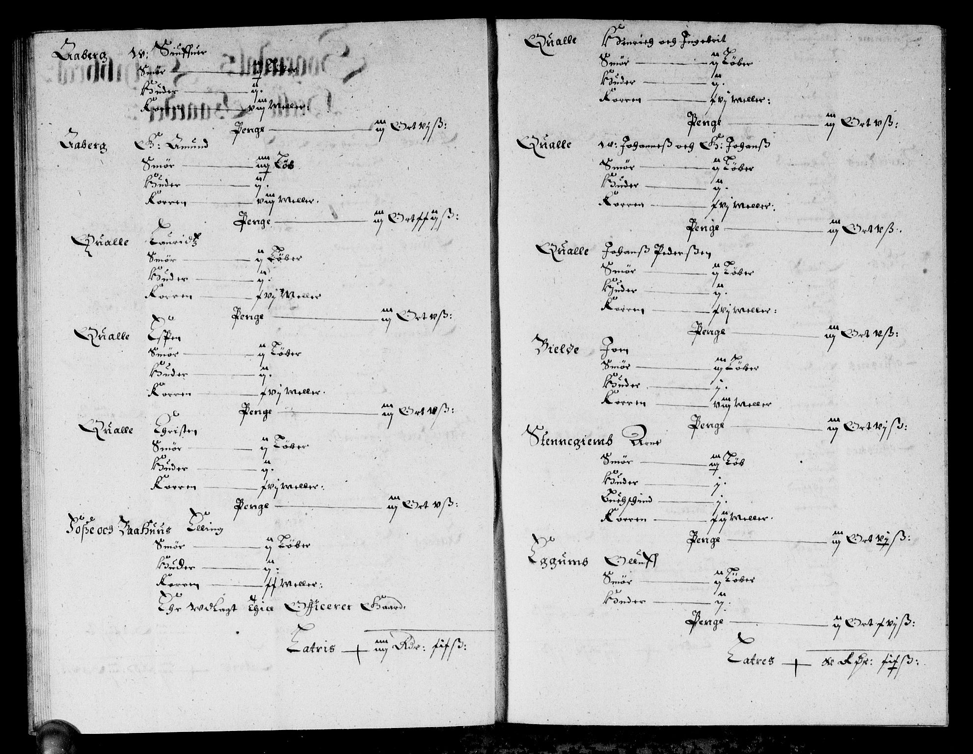 Rentekammeret inntil 1814, Reviderte regnskaper, Stiftamtstueregnskaper, Bergen stiftamt, AV/RA-EA-6043/R/Rc/L0017: Bergen stiftamt, 1665