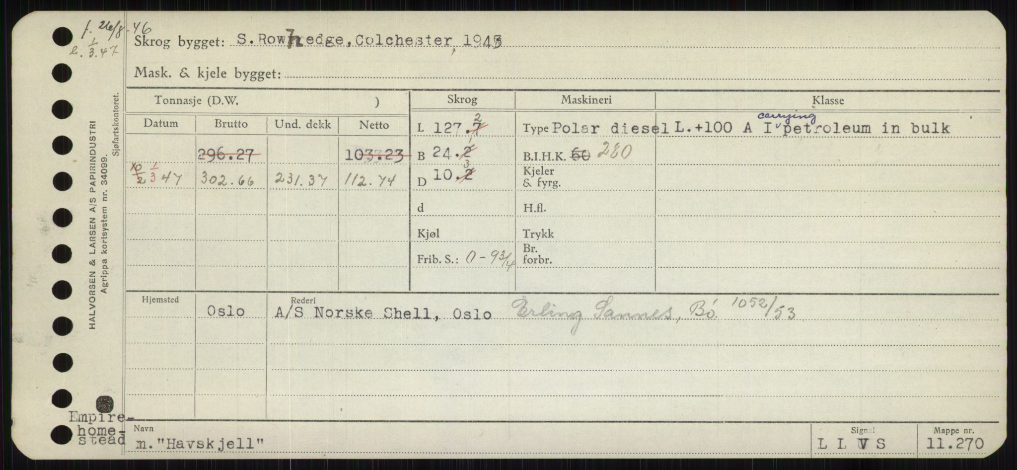 Sjøfartsdirektoratet med forløpere, Skipsmålingen, RA/S-1627/H/Hb/L0002: Fartøy, E-H, p. 353