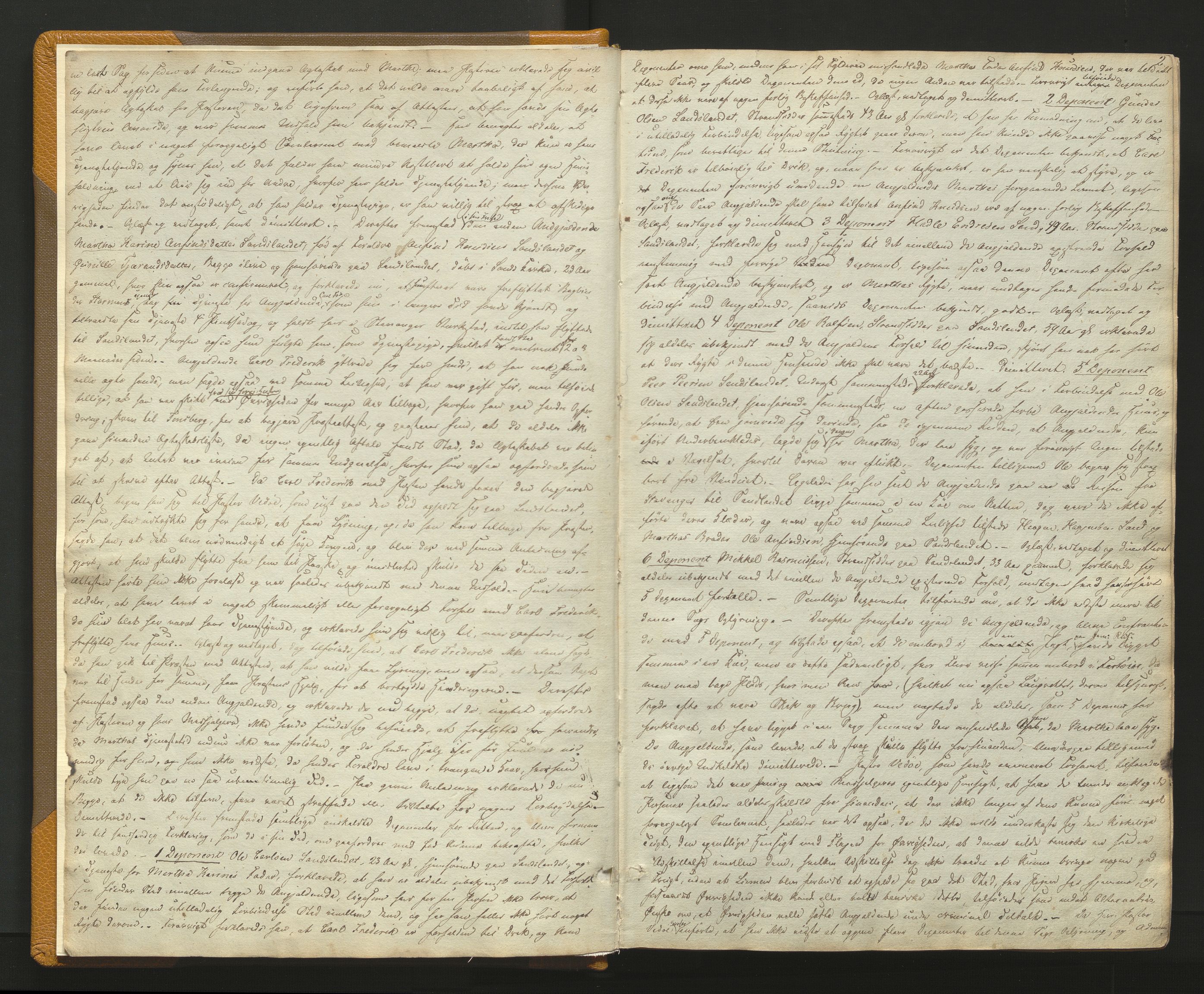 Ryfylke tingrett, AV/SAST-A-100055/001/I/IB/IB0/L0008: Tingbok, Ryfylke, 1843-1849, p. 1b-2a