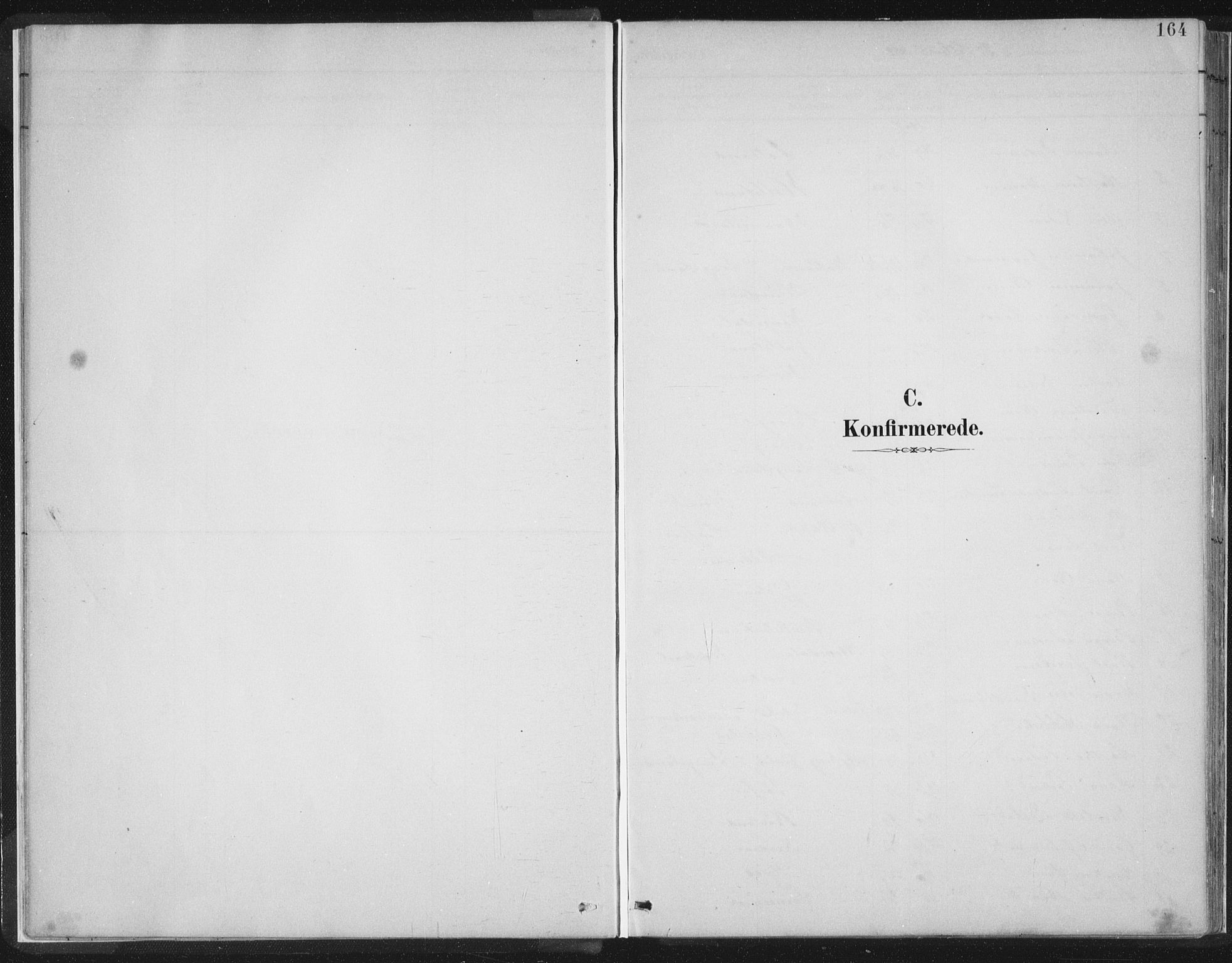 Hosanger sokneprestembete, SAB/A-75801/H/Hab: Parish register (copy) no. A 3 II, 1882-1903, p. 164