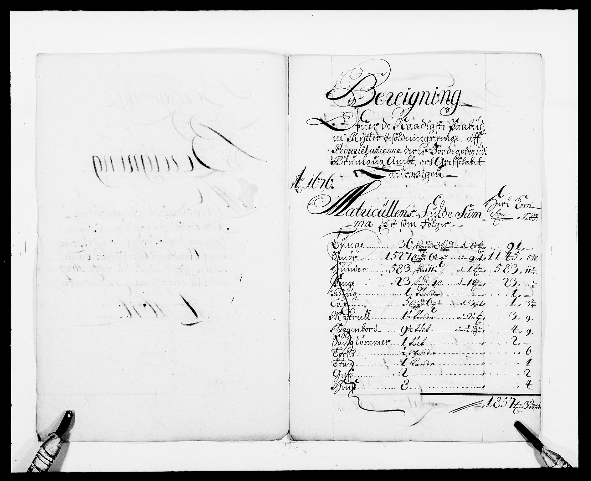 Rentekammeret inntil 1814, Reviderte regnskaper, Fogderegnskap, RA/EA-4092/R33/L1967: Fogderegnskap Larvik grevskap, 1675-1687, p. 328