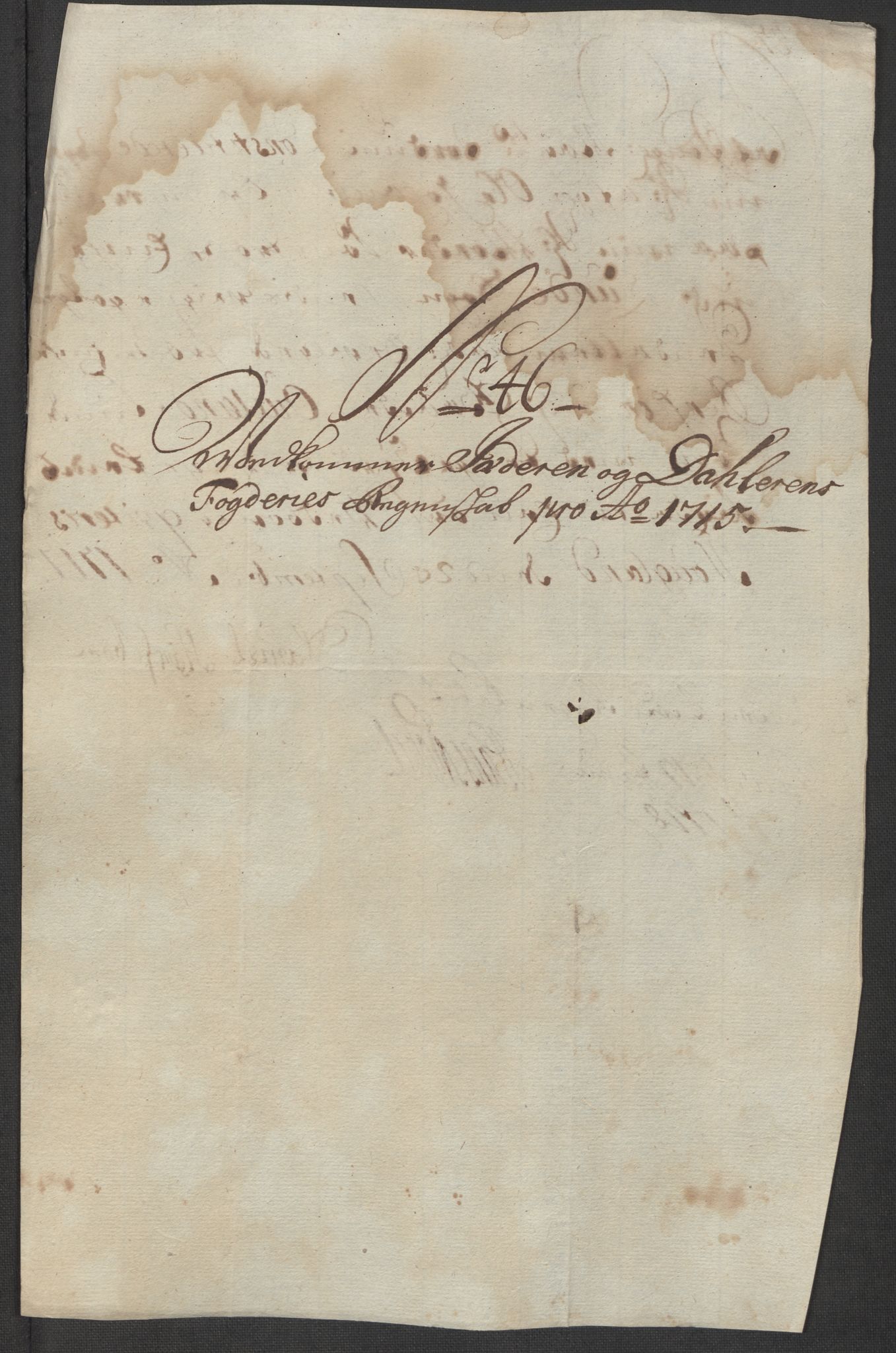 Rentekammeret inntil 1814, Reviderte regnskaper, Fogderegnskap, RA/EA-4092/R46/L2740: Fogderegnskap Jæren og Dalane, 1715-1716, p. 177