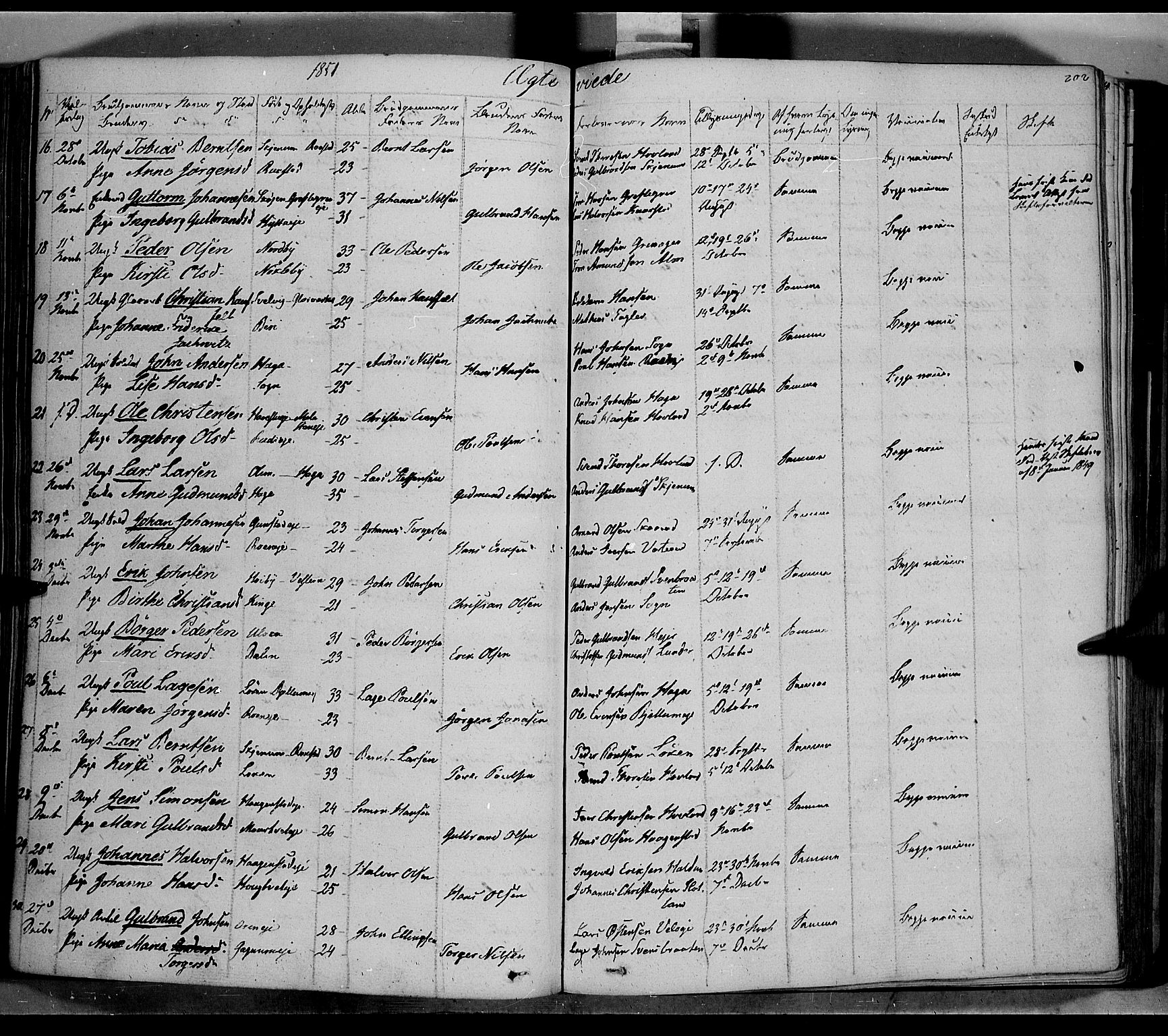 Jevnaker prestekontor, SAH/PREST-116/H/Ha/Haa/L0006: Parish register (official) no. 6, 1837-1857, p. 202