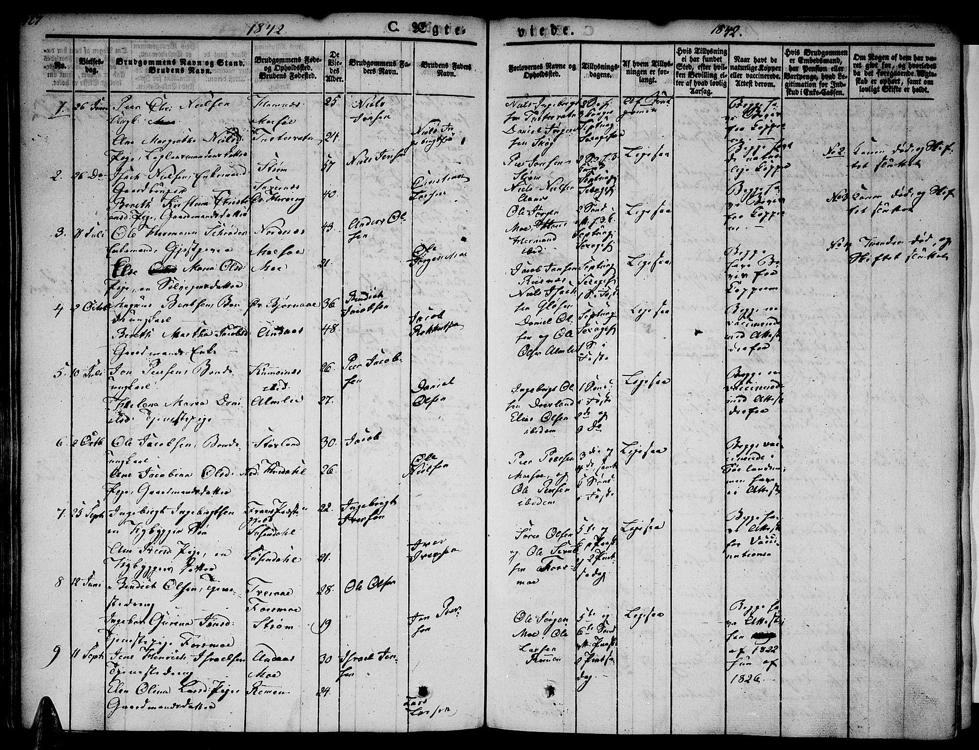 Ministerialprotokoller, klokkerbøker og fødselsregistre - Nordland, AV/SAT-A-1459/820/L0290: Parish register (official) no. 820A11, 1826-1845, p. 427