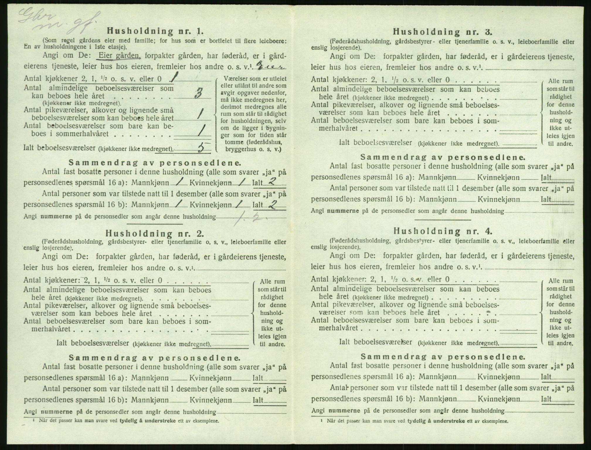 SAK, 1920 census for Tromøy, 1920, p. 782