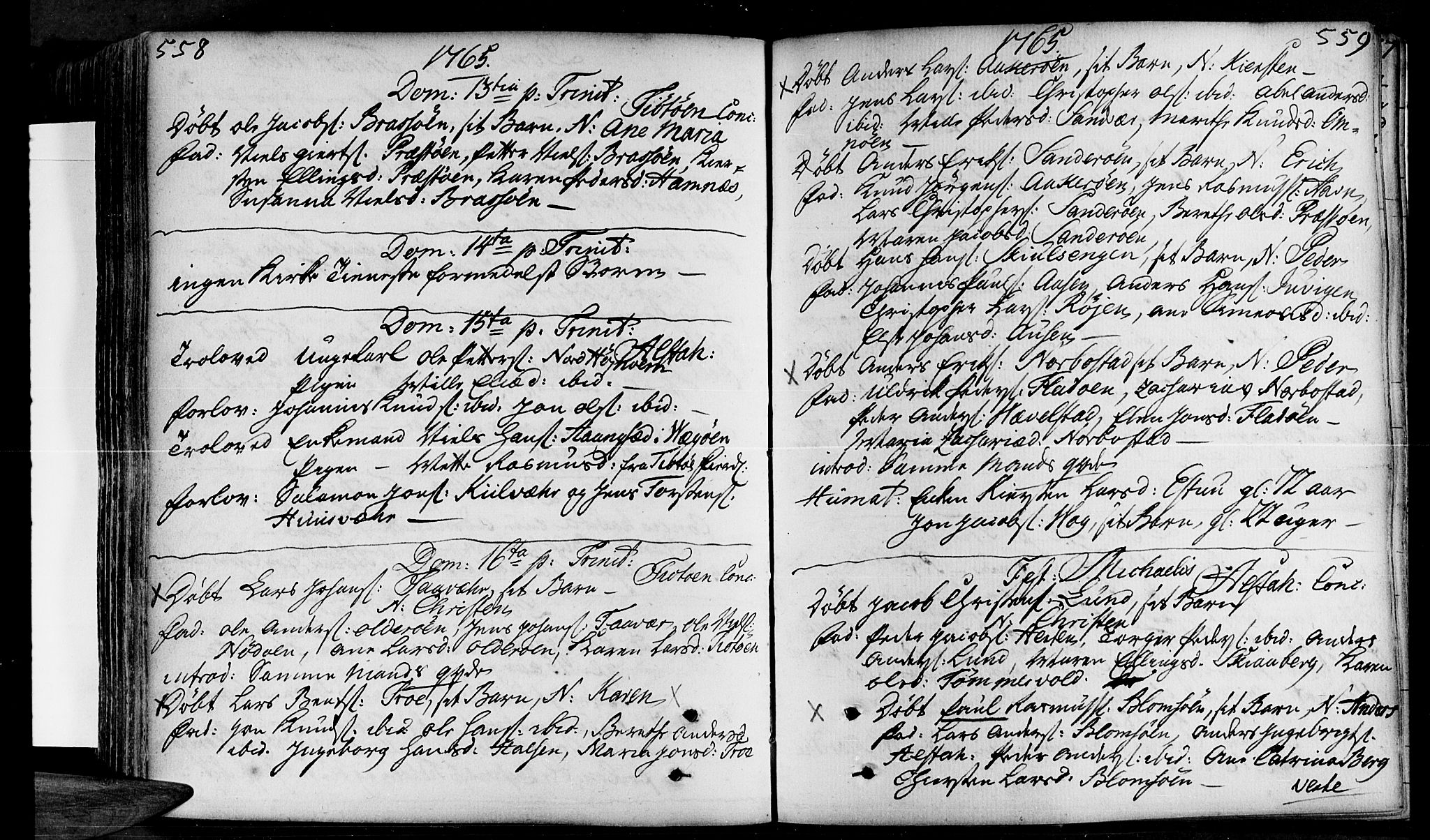 Ministerialprotokoller, klokkerbøker og fødselsregistre - Nordland, SAT/A-1459/830/L0435: Parish register (official) no. 830A04, 1737-1768, p. 558-559