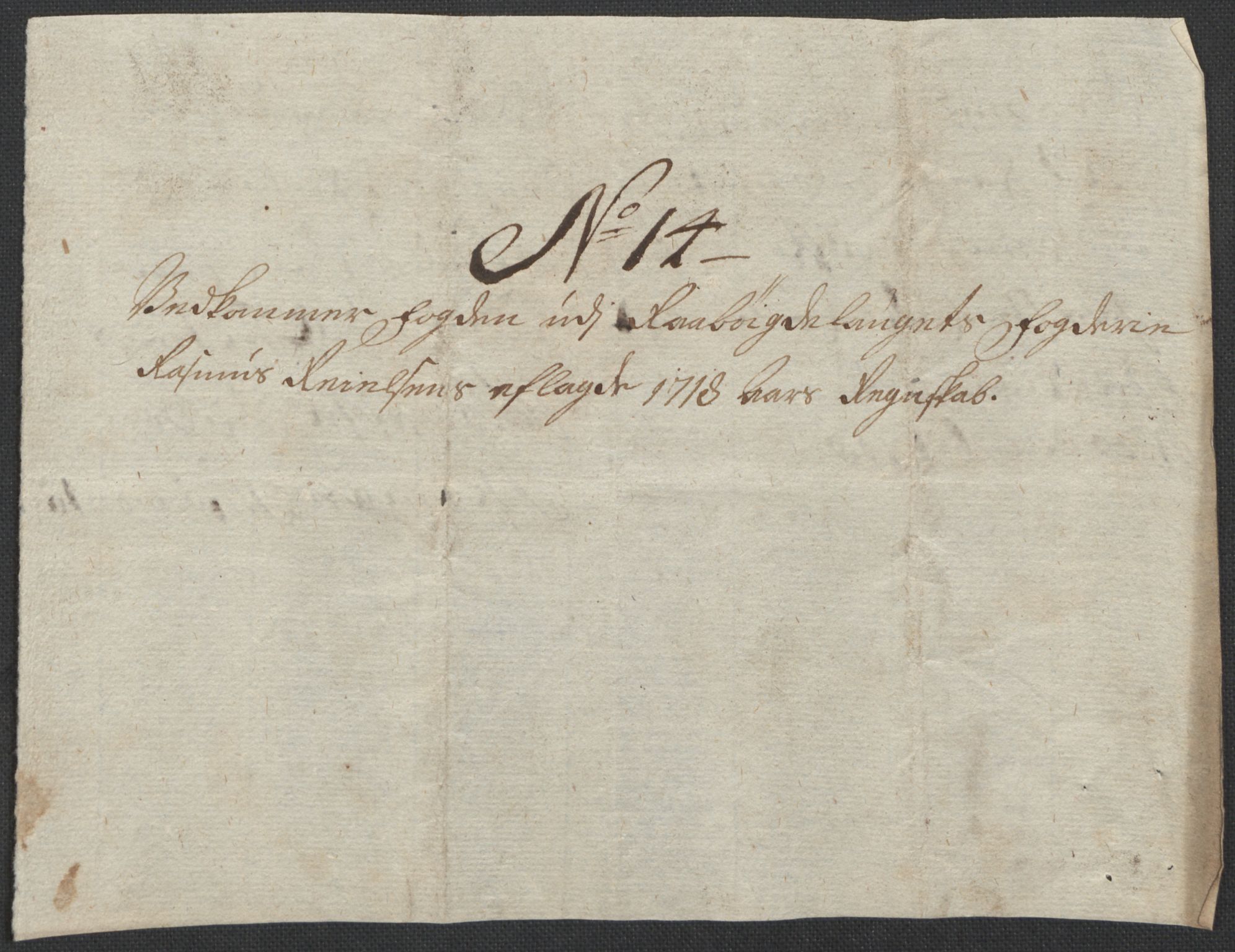 Rentekammeret inntil 1814, Reviderte regnskaper, Fogderegnskap, AV/RA-EA-4092/R40/L2453: Fogderegnskap Råbyggelag, 1718-1719, p. 117