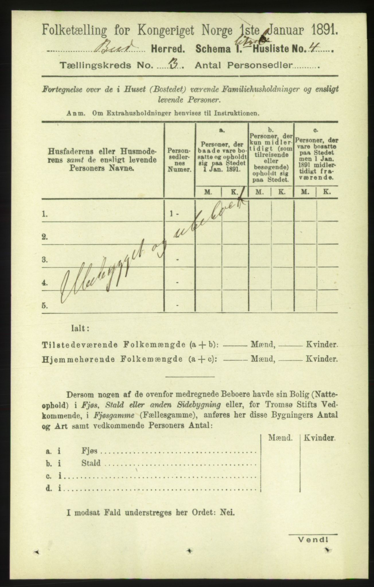 RA, 1891 census for 1549 Bud, 1891, p. 1389