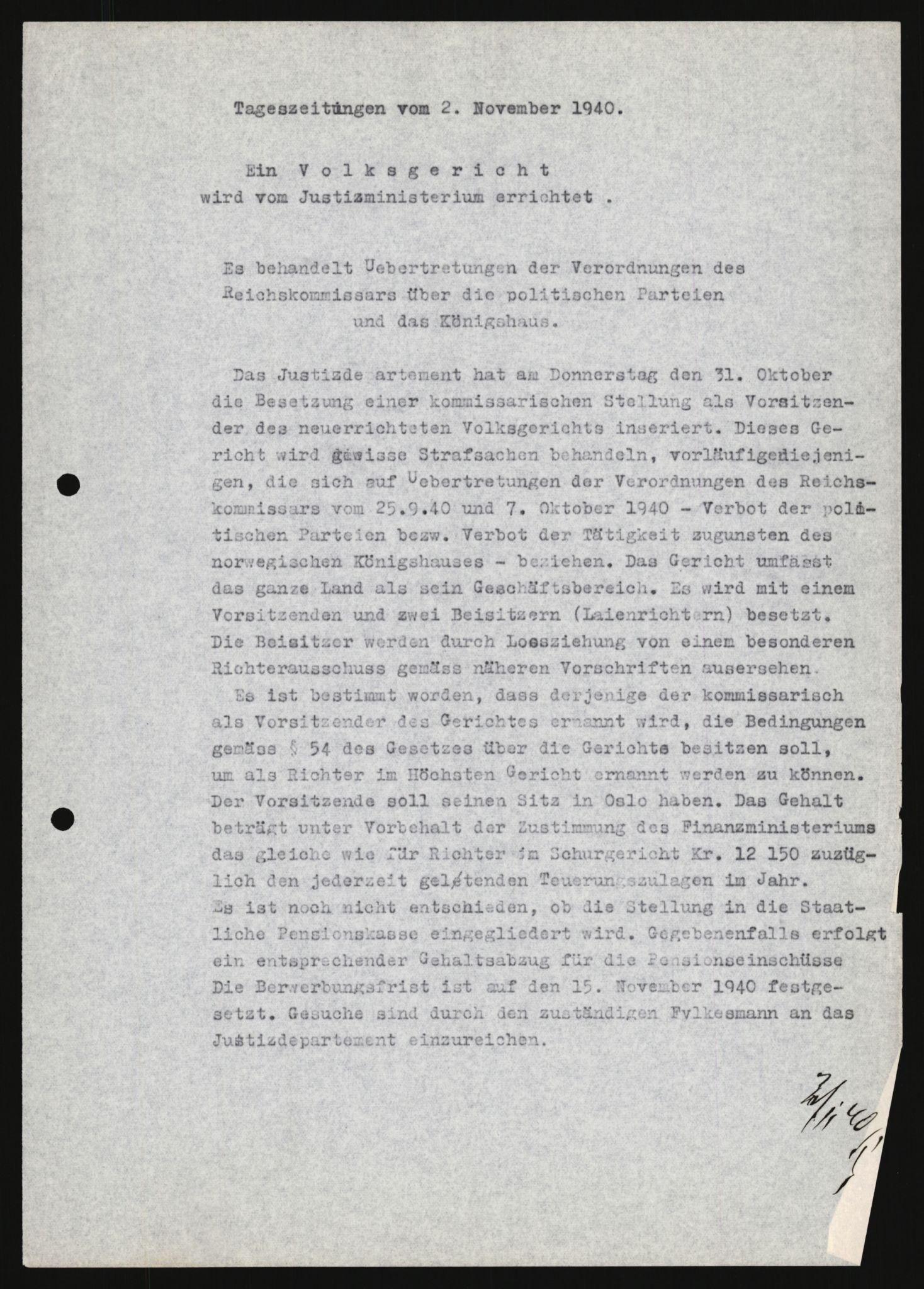 Forsvarets Overkommando. 2 kontor. Arkiv 11.4. Spredte tyske arkivsaker, AV/RA-RAFA-7031/D/Dar/Darb/L0013: Reichskommissariat - Hauptabteilung Vervaltung, 1917-1942, p. 863